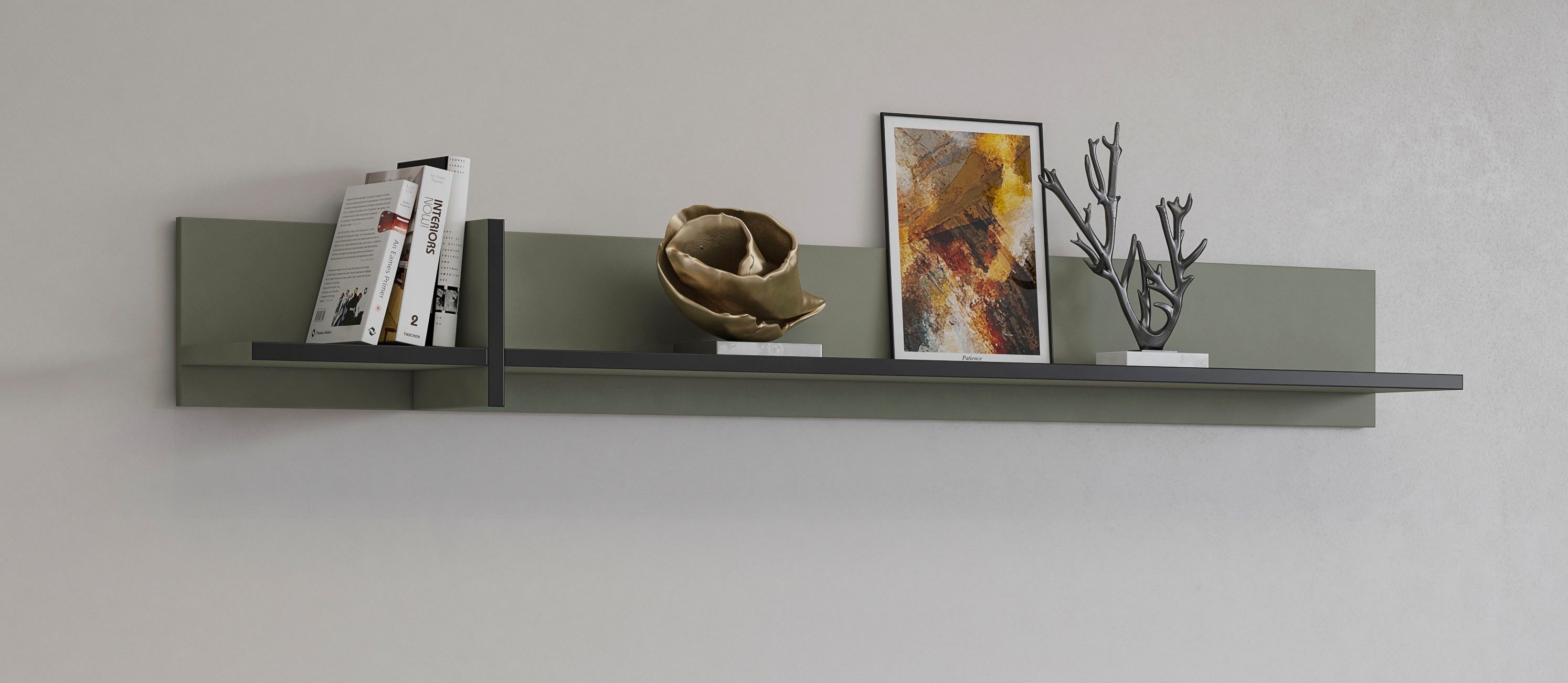 INOSIGN Wandboard Cross,Breite 180 cm, moderne Wandregal, Hängeregal mit vi günstig online kaufen