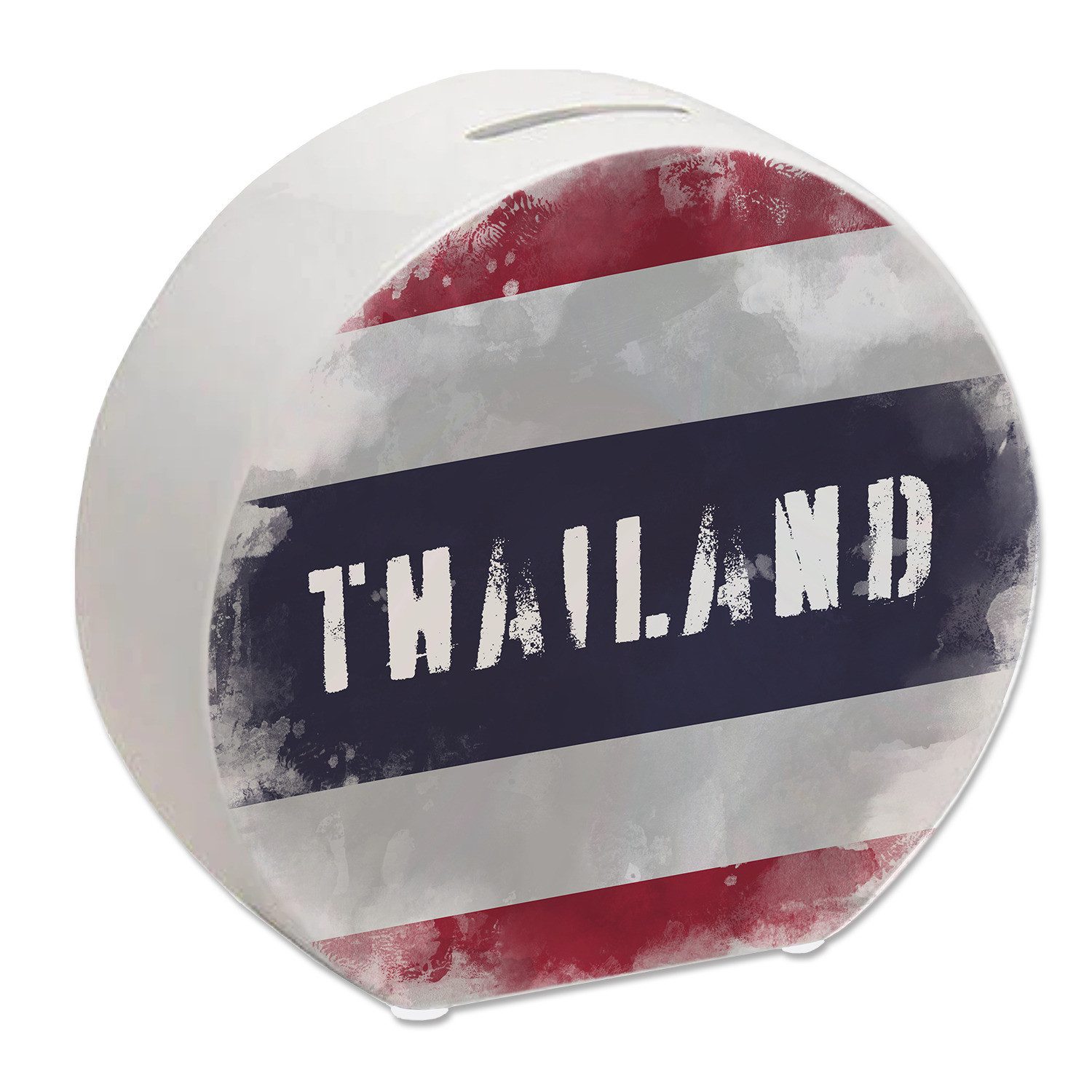speecheese Spardose Spardose Thailand-Flagge im Used Look - Sparschwein für Urlauber