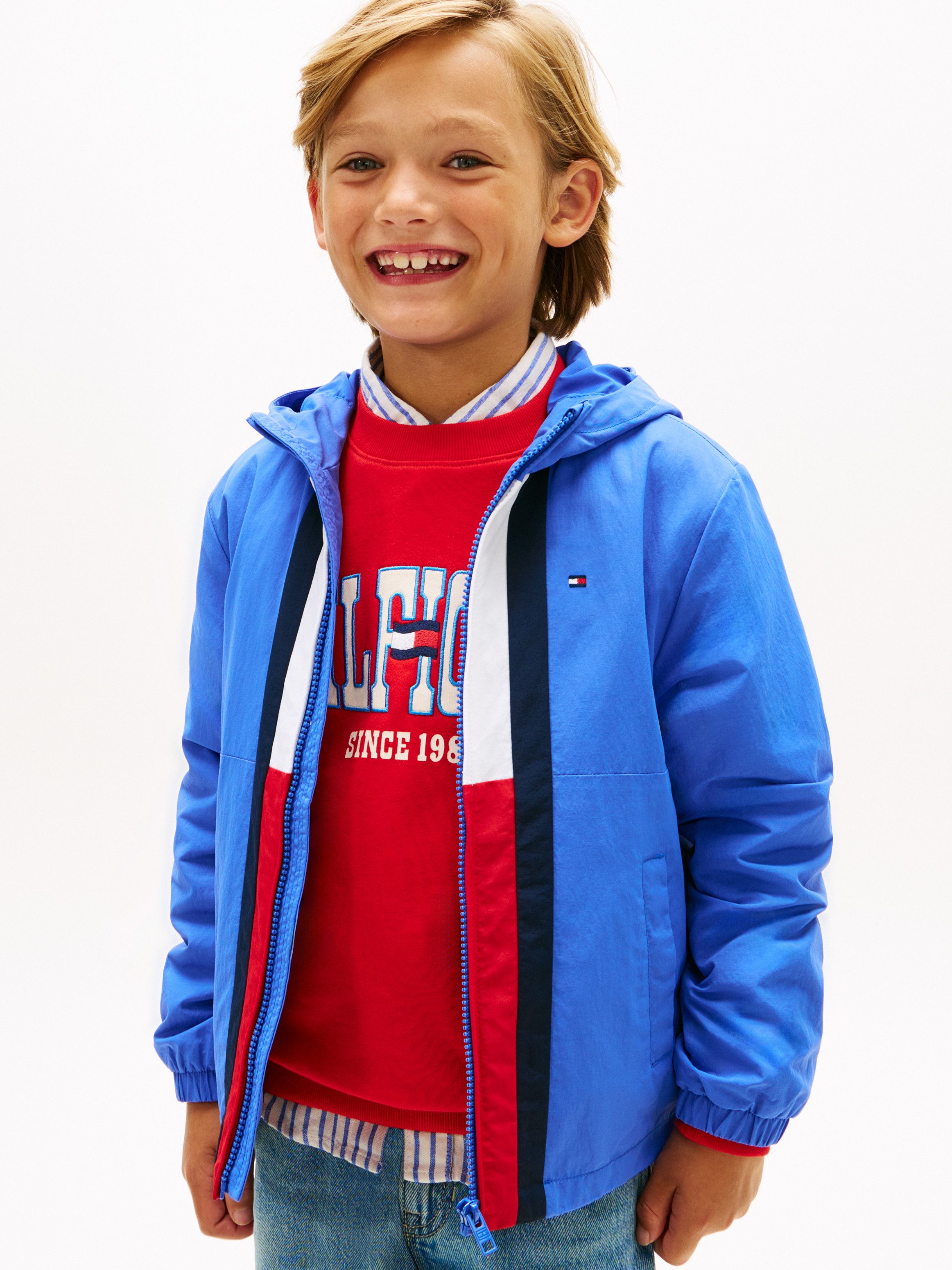 Tommy Hilfiger Outdoorjacke COLOURBLOCK FLAG JACKET Kinder bis 16 Jahre