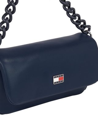 Tommy Jeans Schultertasche TJW CITY-WIDE FLAP CROSSOVER, Kettentragegriff