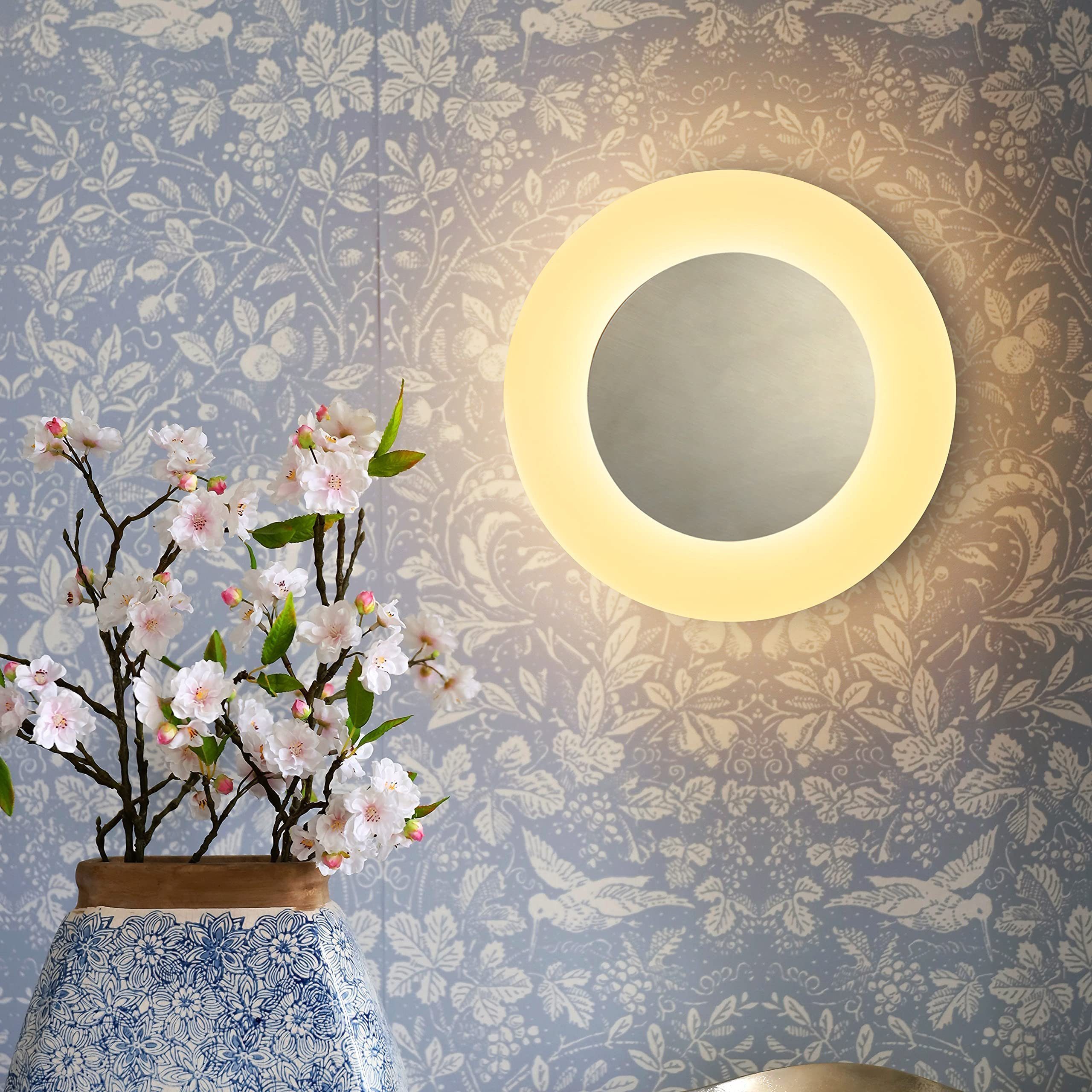 ZMH LED Wandleuchte innen Flur Schlafzimmer modern Treppenhaus rund Ø16cm 6 günstig online kaufen