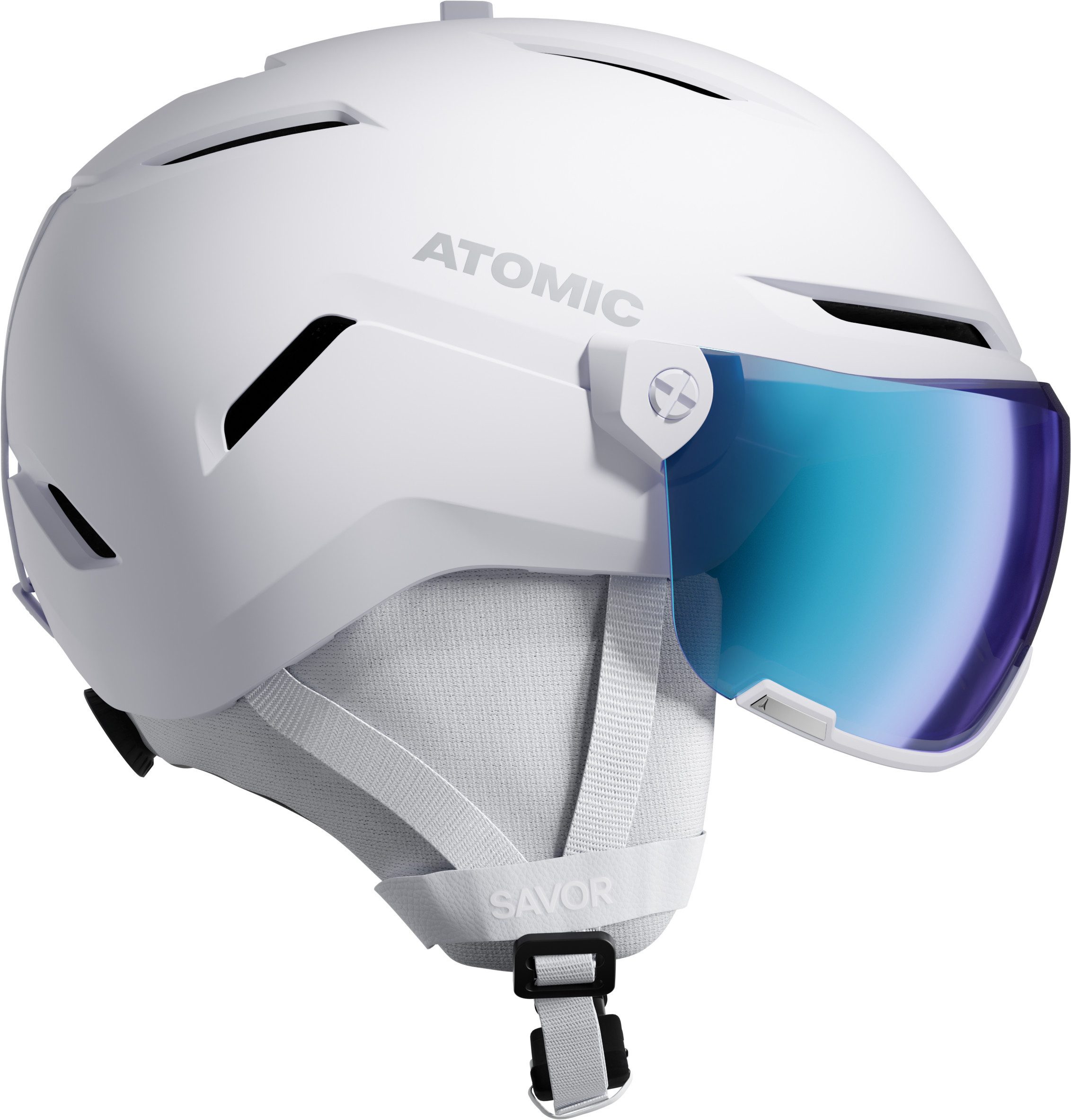 Atomic Skihelm SAVOR VISOR STEREO Black Black/