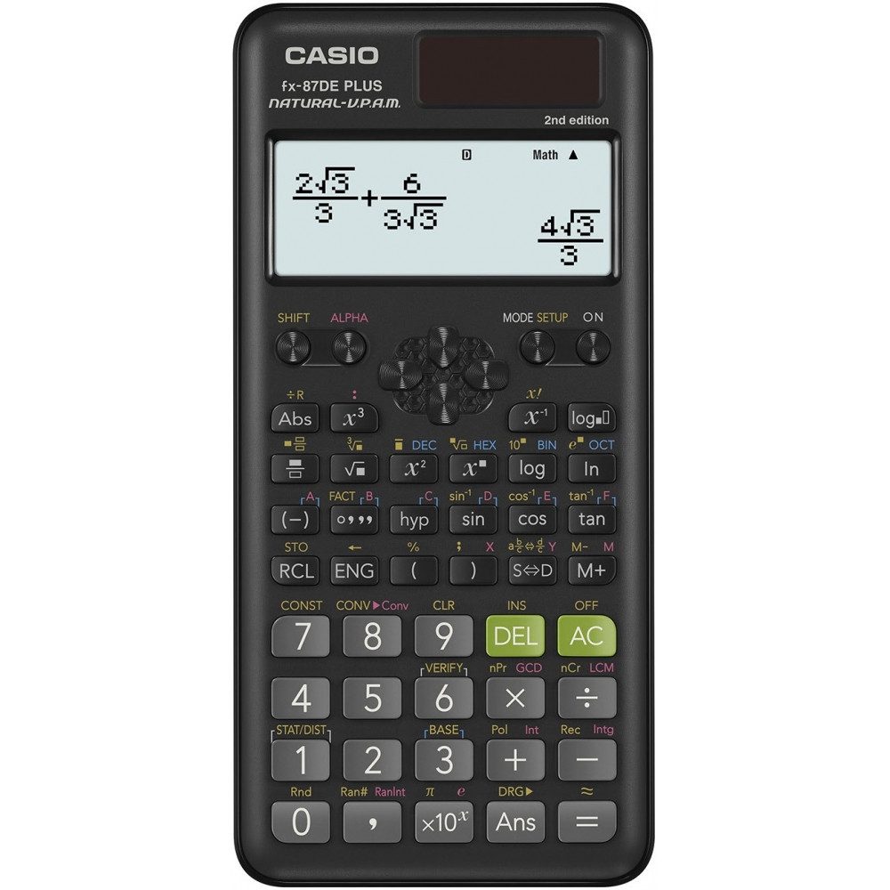 CASIO Карманные калькуляторы Casio FX-87DE Plus 2nd Edt. Schulrechner Карманные калькуляторы.