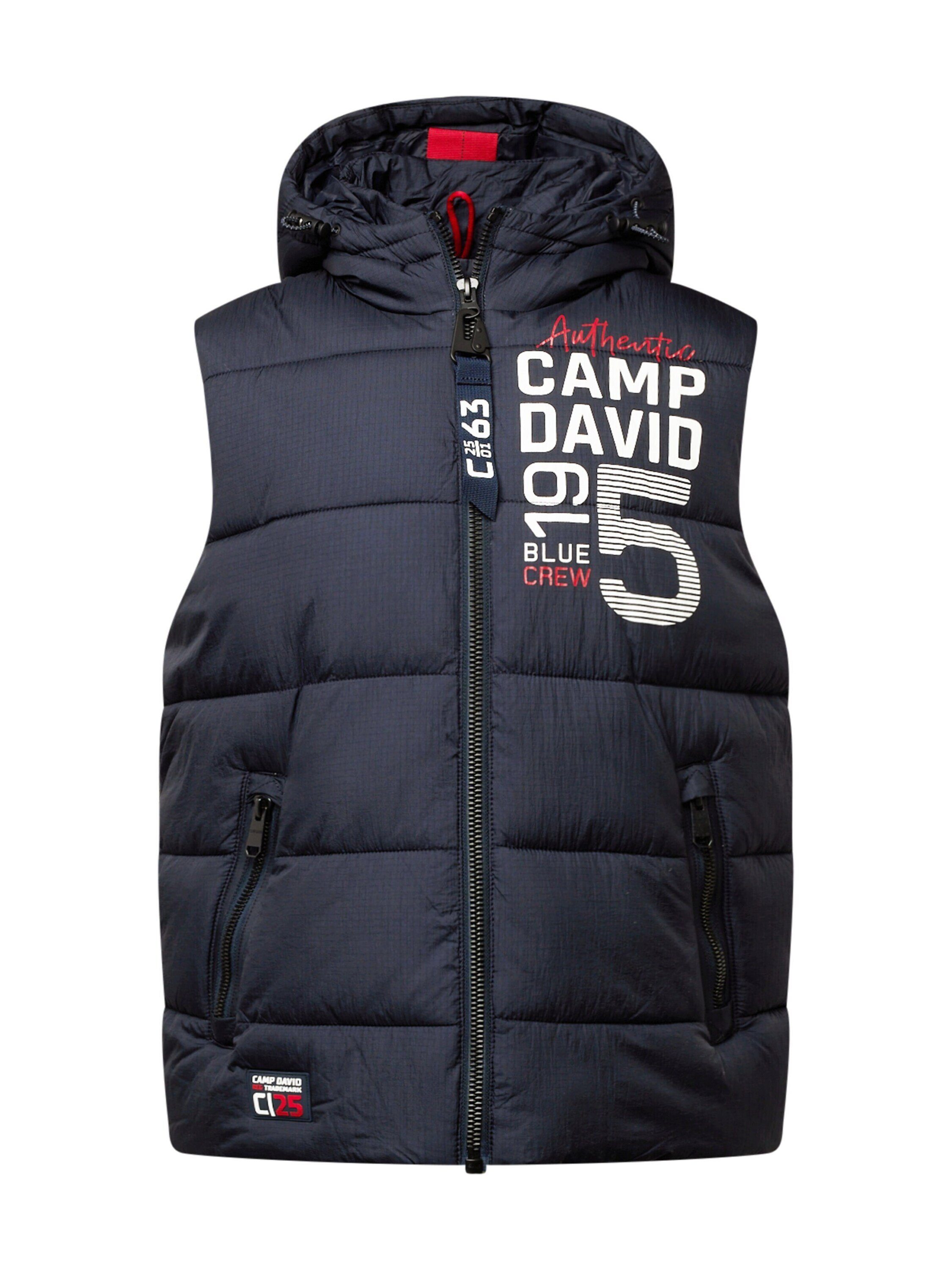 CAMP DAVID Steppweste (1-tlg)