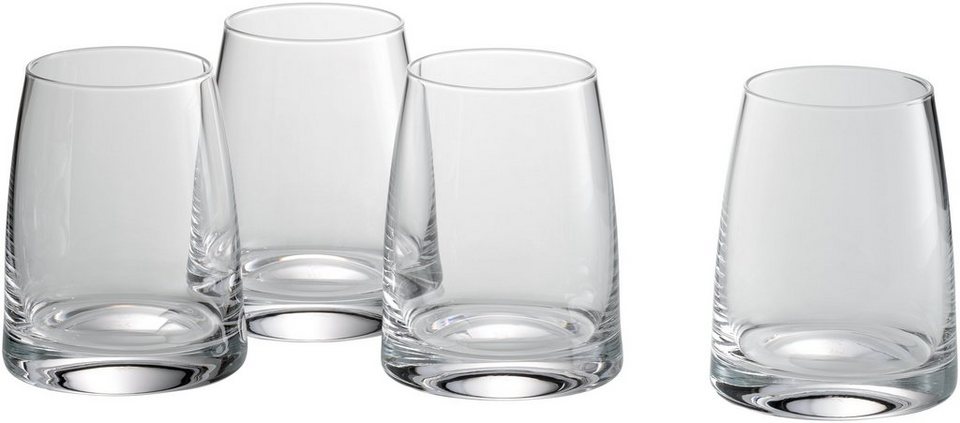 WMF Tumbler-Glas Kineo, Kristallglas, Spülmaschinengeeignet, 4x Wasser Glas  (Füllmenge 325ml, Höhe 10 cm, Durchmesser 8 cm)