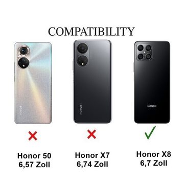 CoverKingz Handyhülle Hülle für Honor X8 Handyhülle Silikon Cover Case Bumper klar