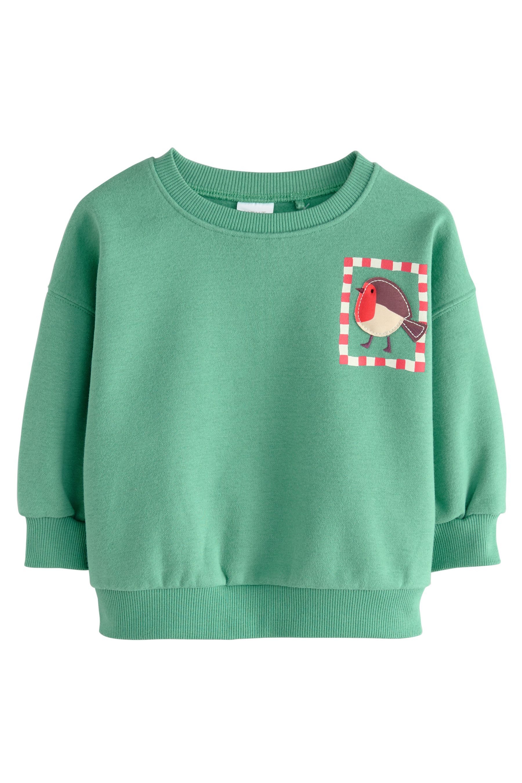 Next Sweater Sweatshirt mit Rundhalsausschnitt (1-tlg) günstig online kaufen