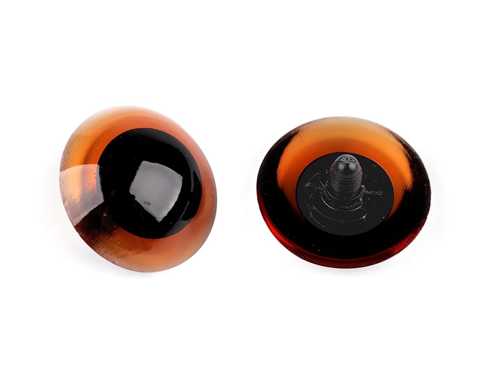 maDDma Puppen Accessoires-Set 1 Paar Sicherheits-Augen 40mm groß Kunststoff Teddy Puppen Amigurumi, transparent