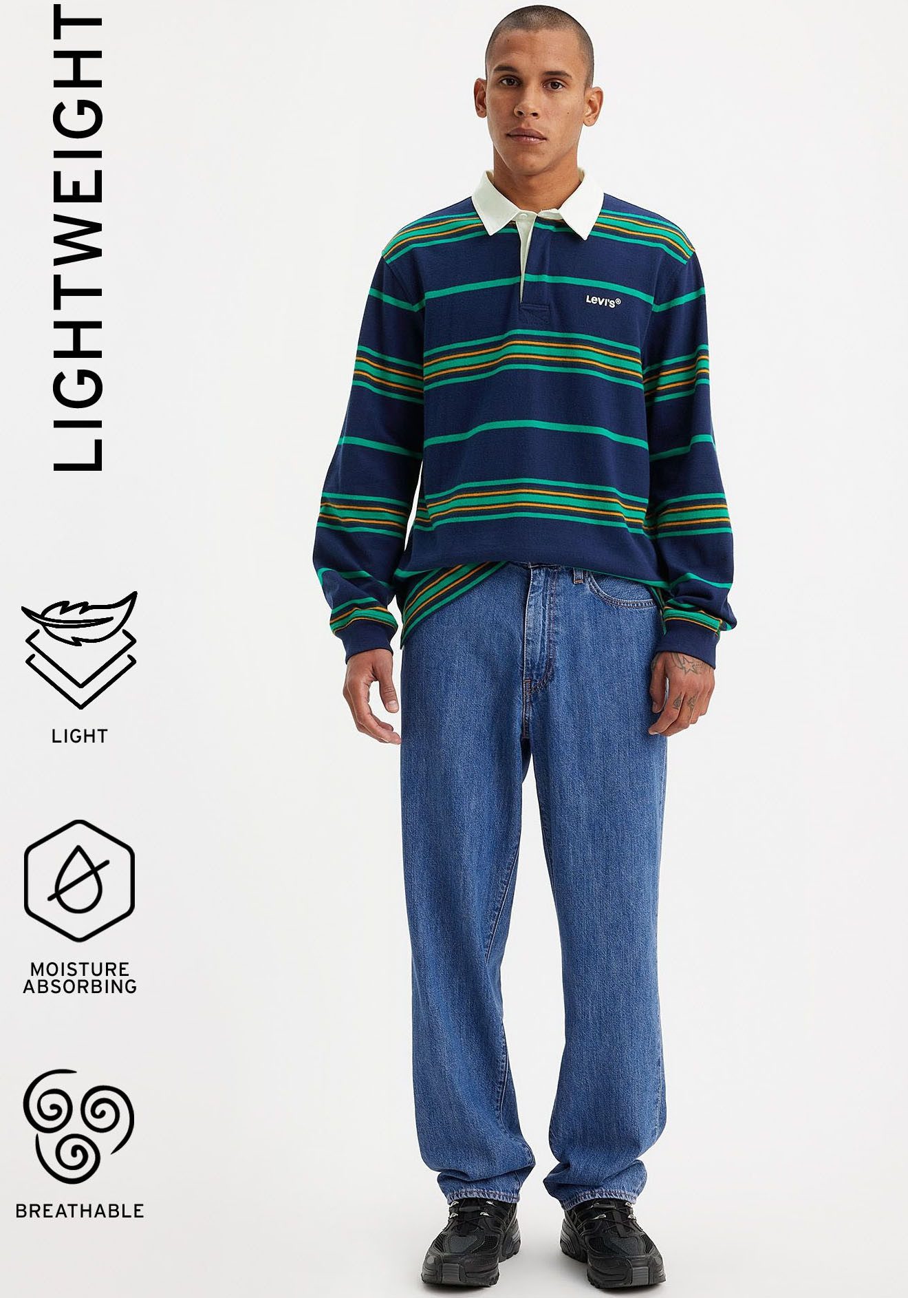 Levis Loose-fit-Jeans "568 STAY LOOSE" mit Leinenanteil günstig online kaufen