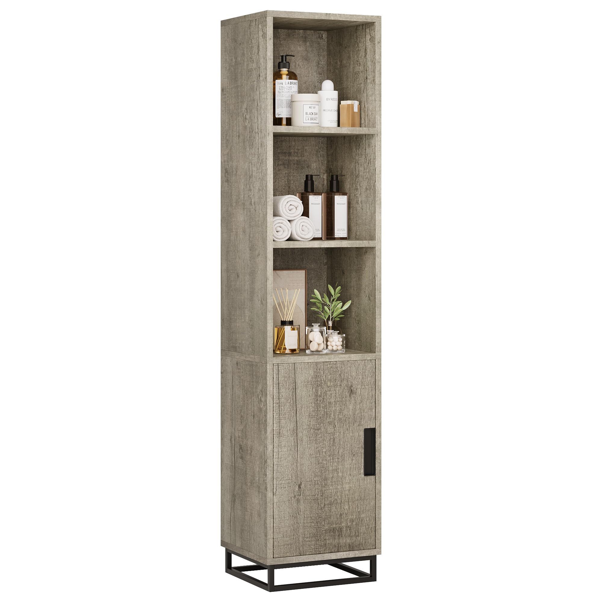 Hochschrank Badezimmerschrank Badschrank Badkommode 40x36x178cm