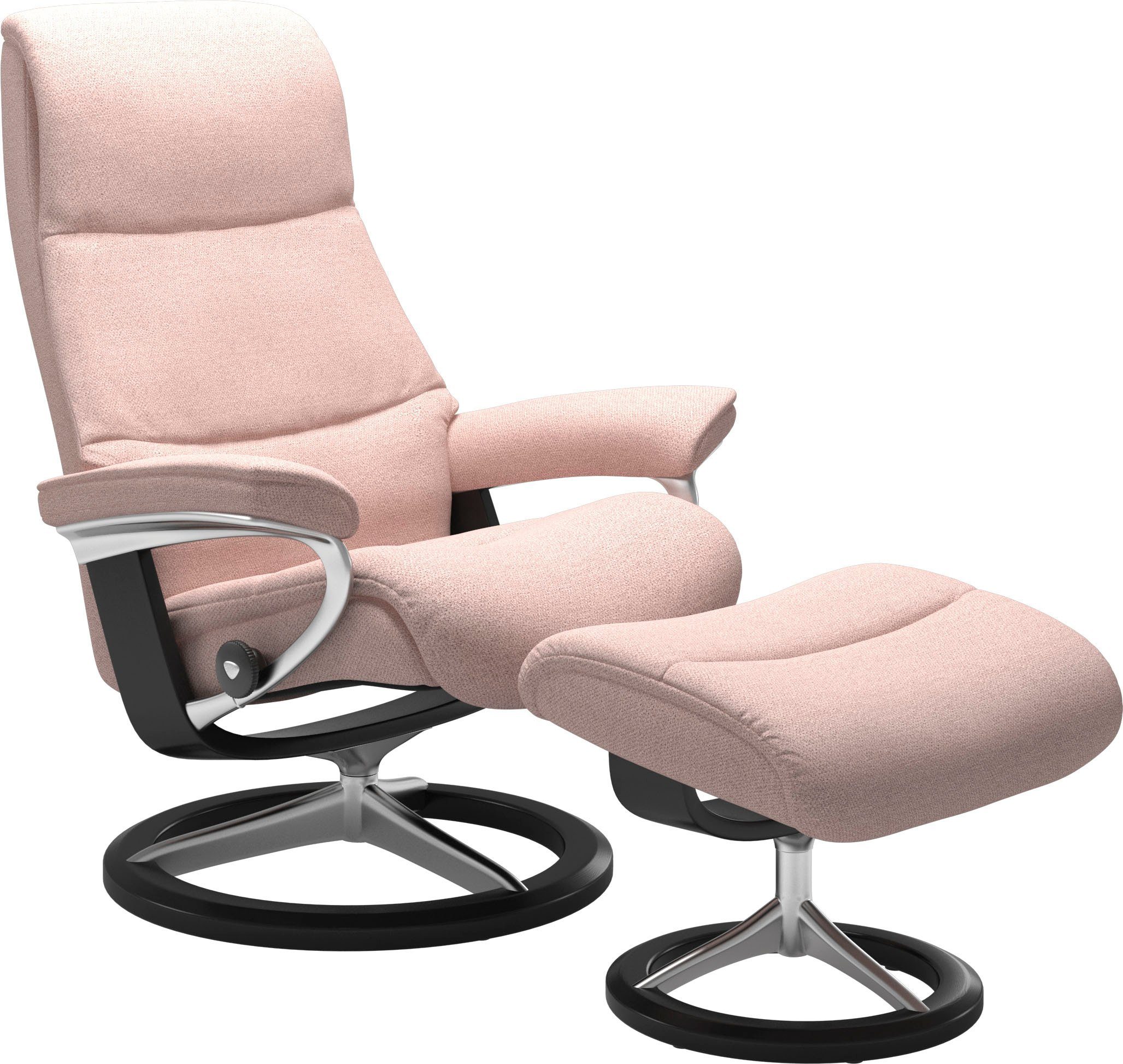 Stressless® Relaxsessel View, mit Signature Base, Größe M,Gestell Schwarz