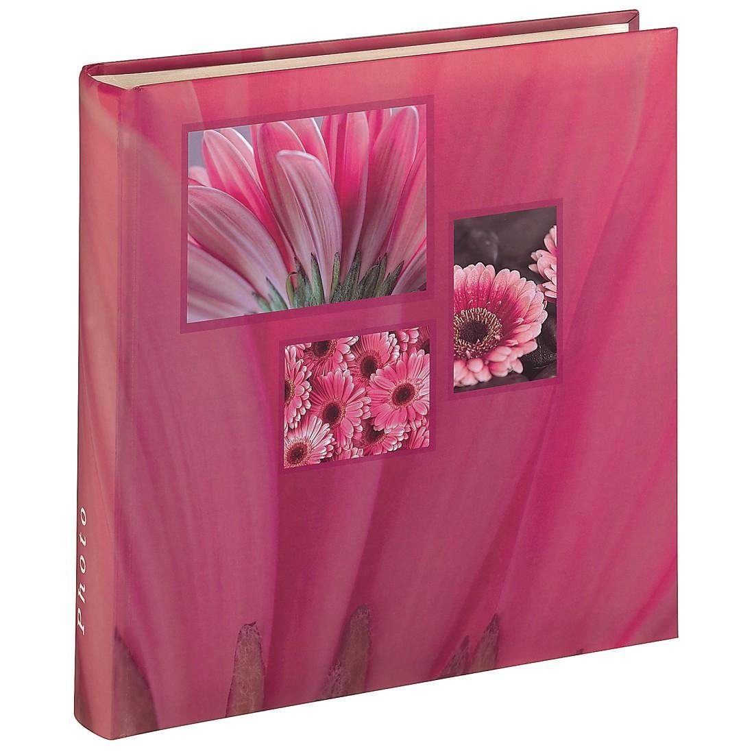 30 Seiten cm, 30 100 Foto weiße Pink Hama x Jumbo Fotoalbum Album Singo