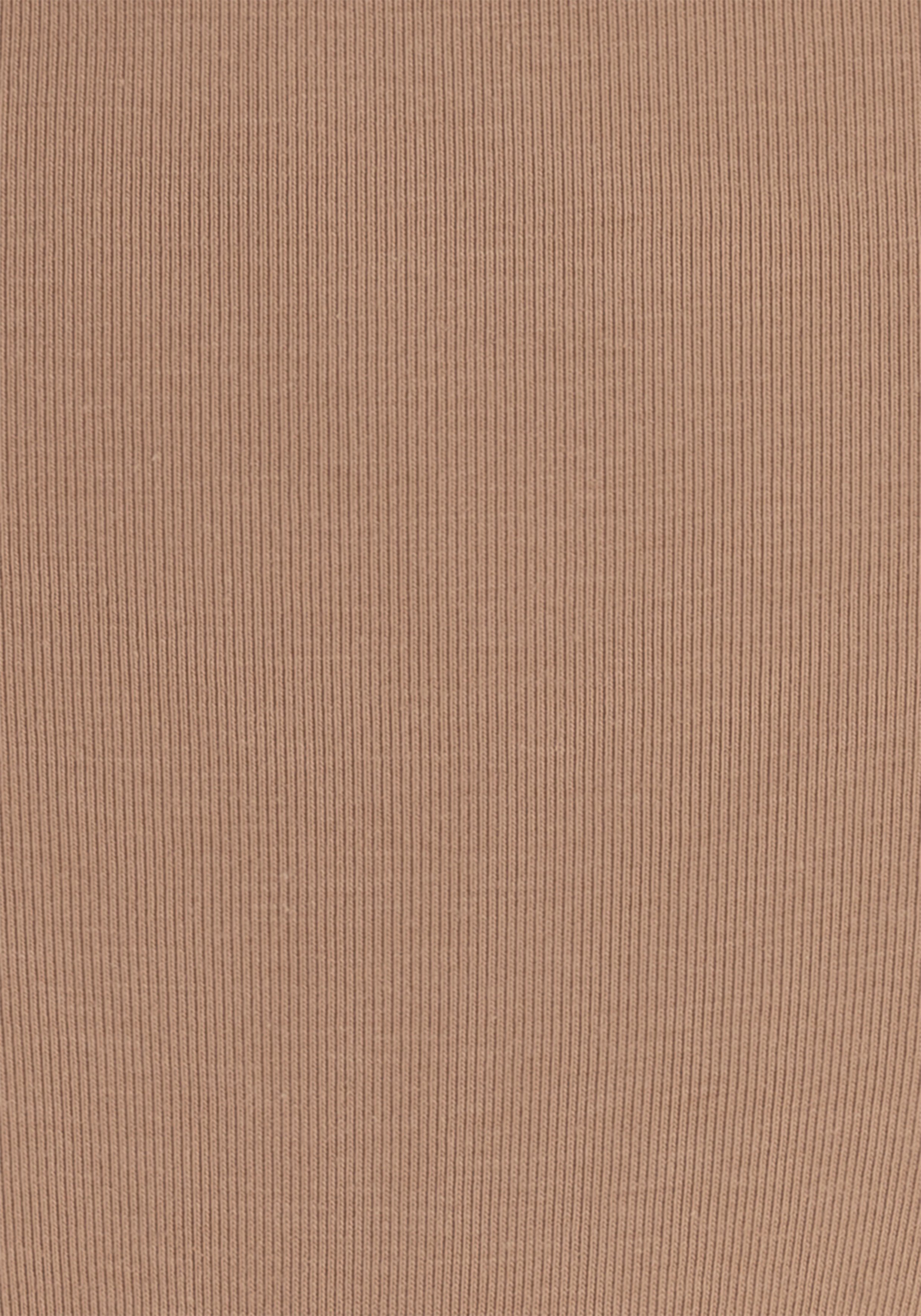 LASCANA (Packung, beige Baumwolle Jazz-Pants elastischer 4-St) aus Slips