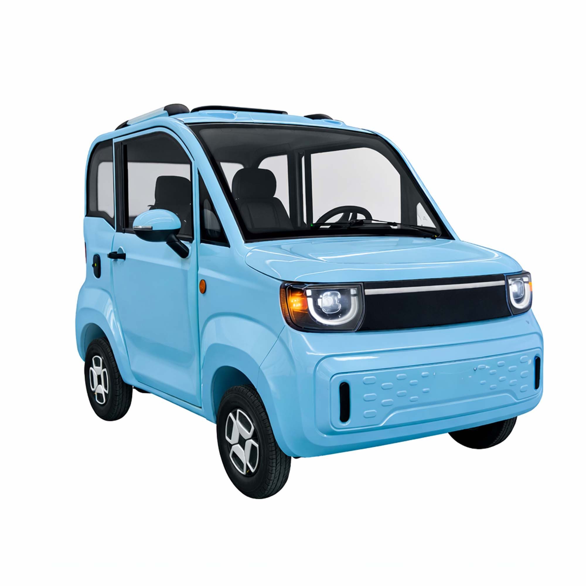 Urban Hopper E-Motorroller Urban Hopper Twin Base 4-Rad Elektro Kabinenroller 2 Sitzer Microcar, 3000 W, 45 km/h, 3kW 45kmh, 60V 58Ah Blei-Gel-Akku, Reichweite ca. 60km COC