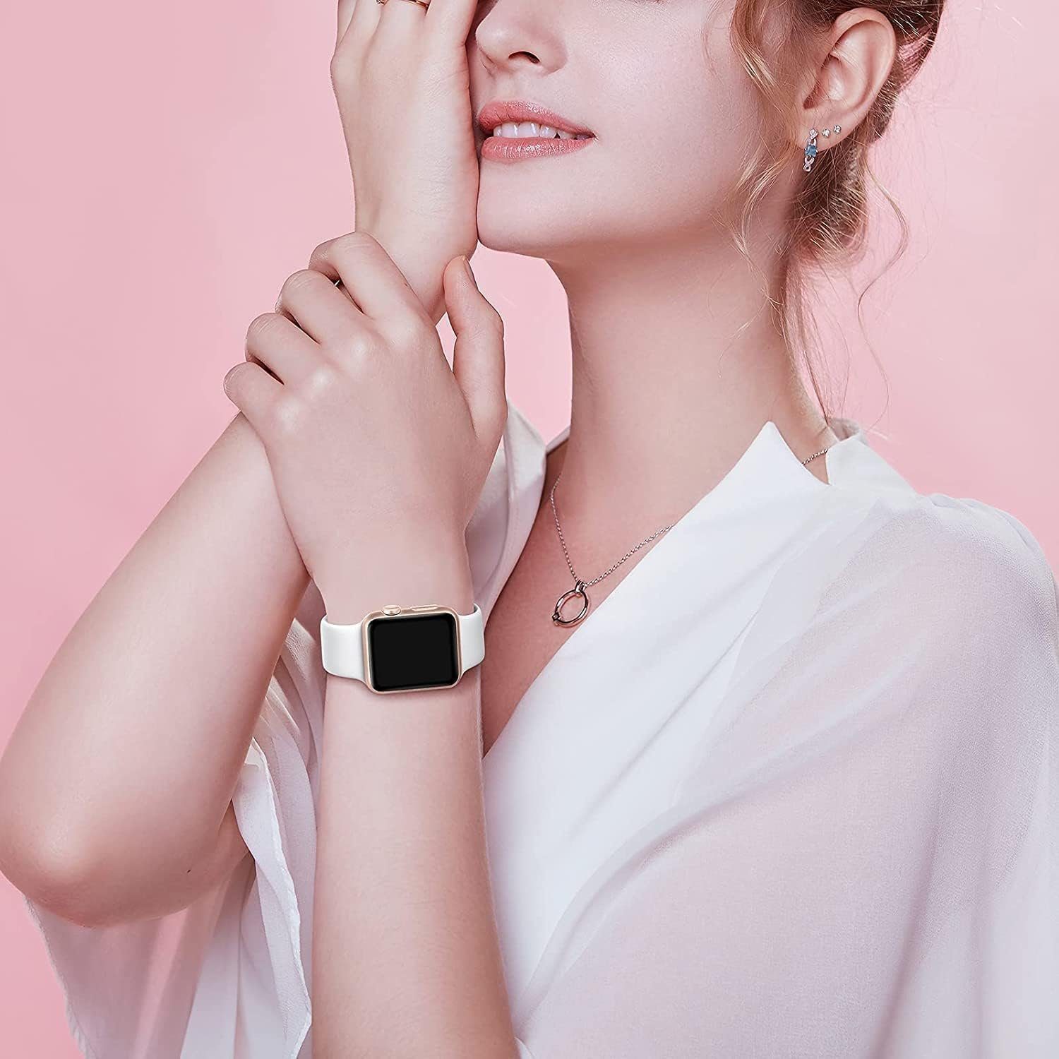 Kompatibel Armband Ersatzbänder mit Watch 5 Apple Armband Smartwatch-Armband GelldG Stück
