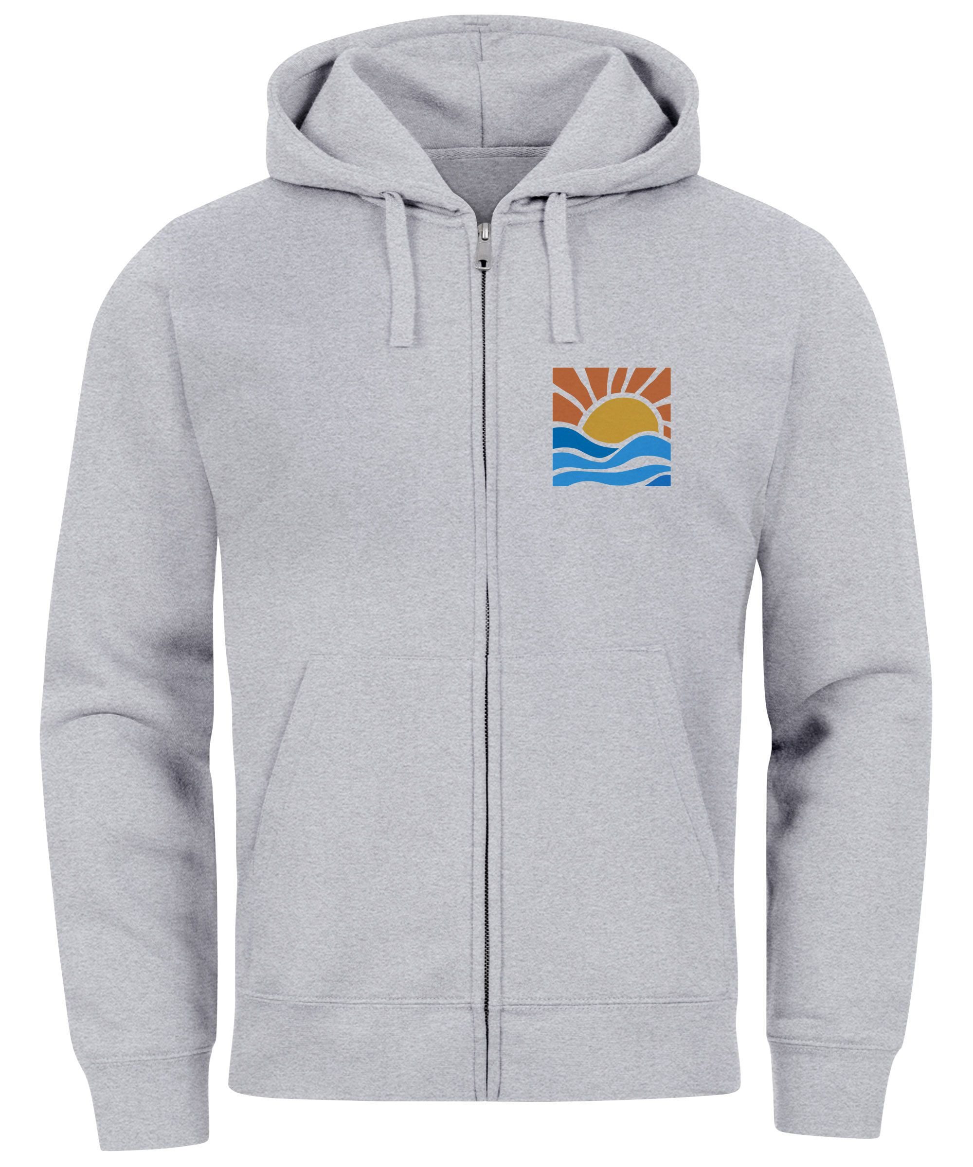 Neverless Sweatjacke Sweatjacke Herren Zip Hoodie günstig online kaufen