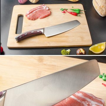 Home safety Messer-Set 3tlg.Küchenmesser Kochmesser Obstmesser Set (set, 3-tlg)