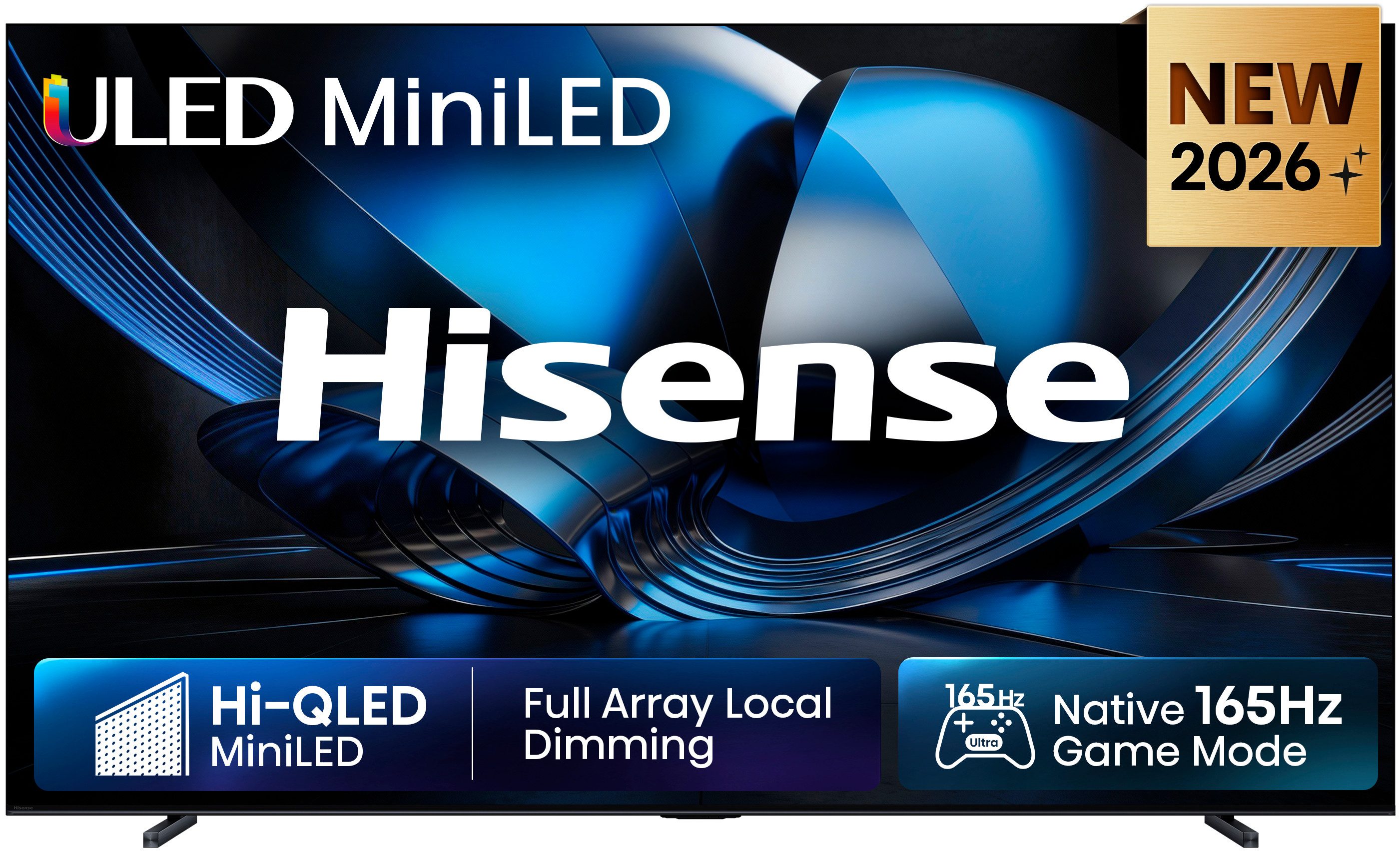 Hisense 100U7DSE QLED-Fernseher (253 cm/100 Zoll, 4K Ultra HD, Smart-TV)