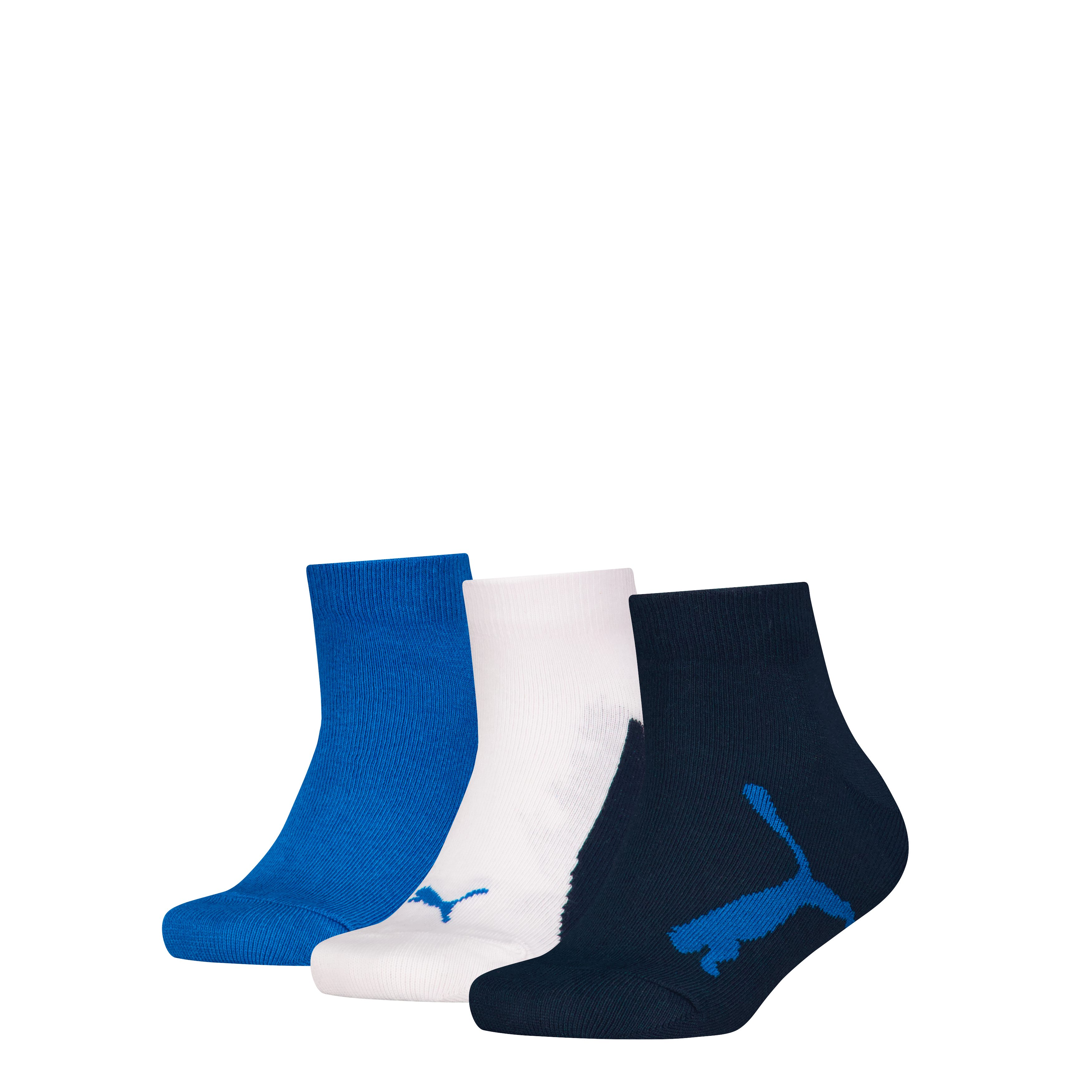 PUMA Kurzsocken PUMA KIDS BWT QUARTER 3P (3er-Pack) mit verstärkter Zehenkonstruktion