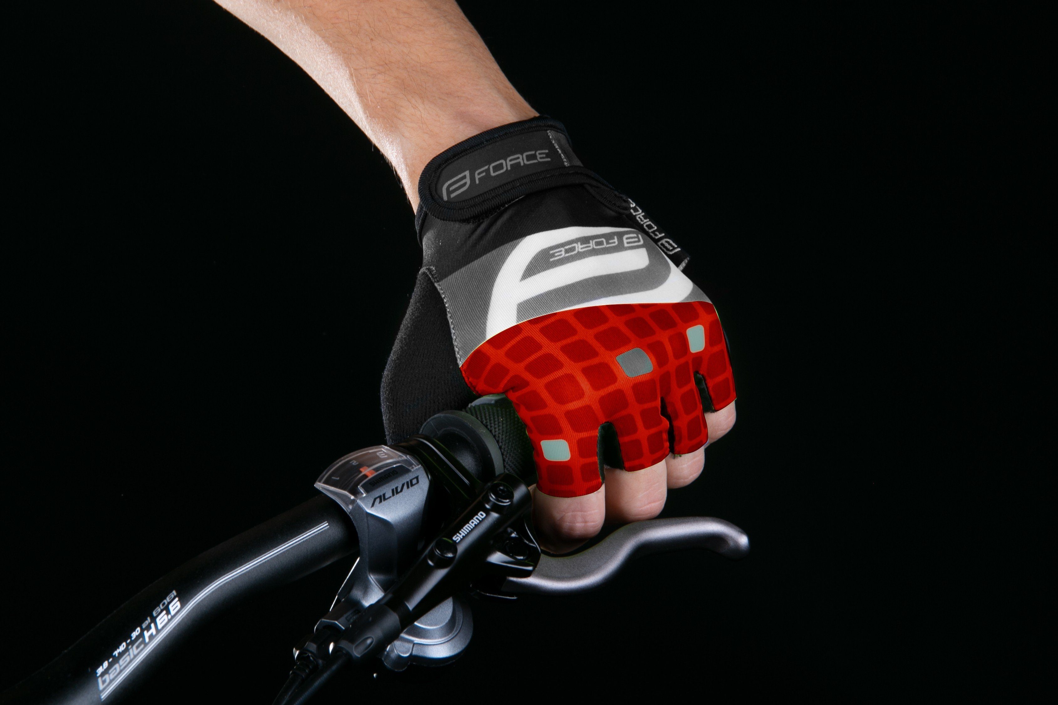 FORCE SQUARE Handschuhe FORCE Fahrradhandschuhe