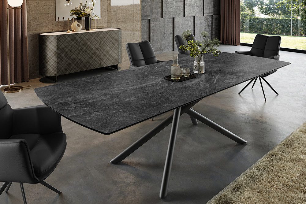 riess-ambiente Esstisch MIKADO 180-230cm graphit / günstig online kaufen