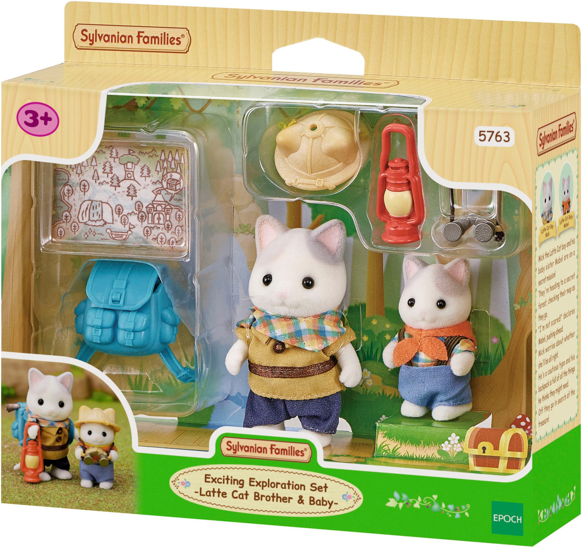 Sylvanian Families Spielfigur Abenteuer Entdecker Set mit zwei Figuren (5763)