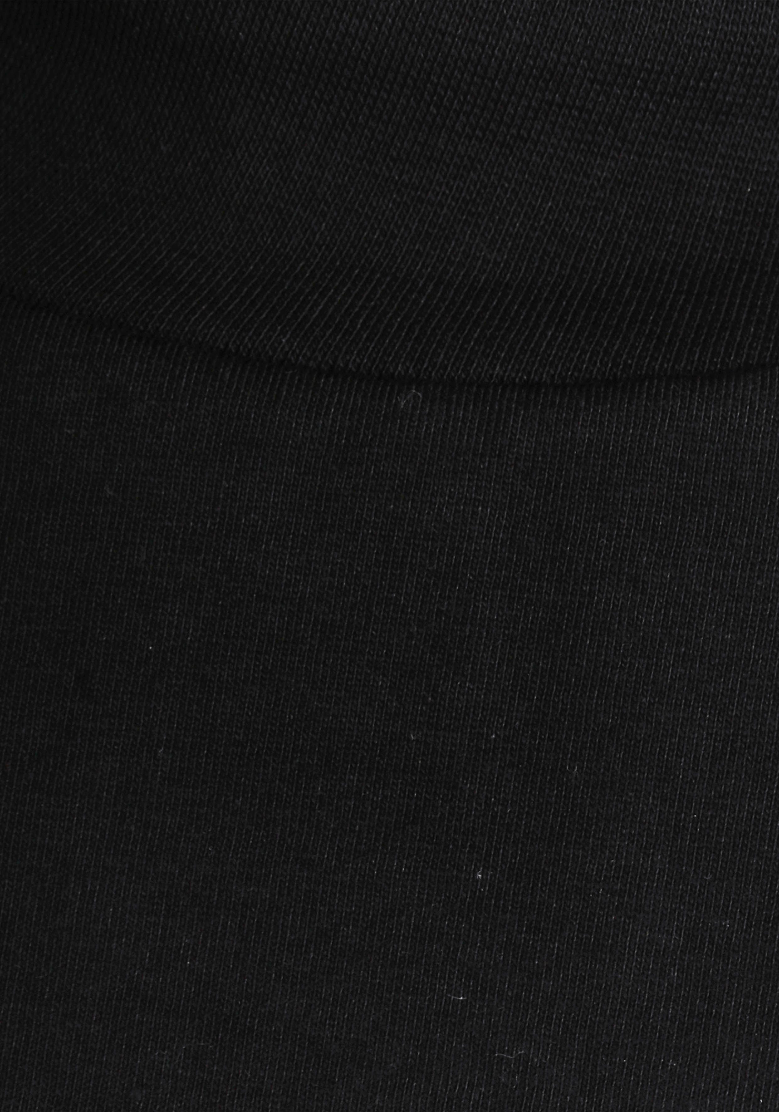 AJC Oversize-Shirt mit breitem Rippen-Rundhalsausschnitt modisch schwarz