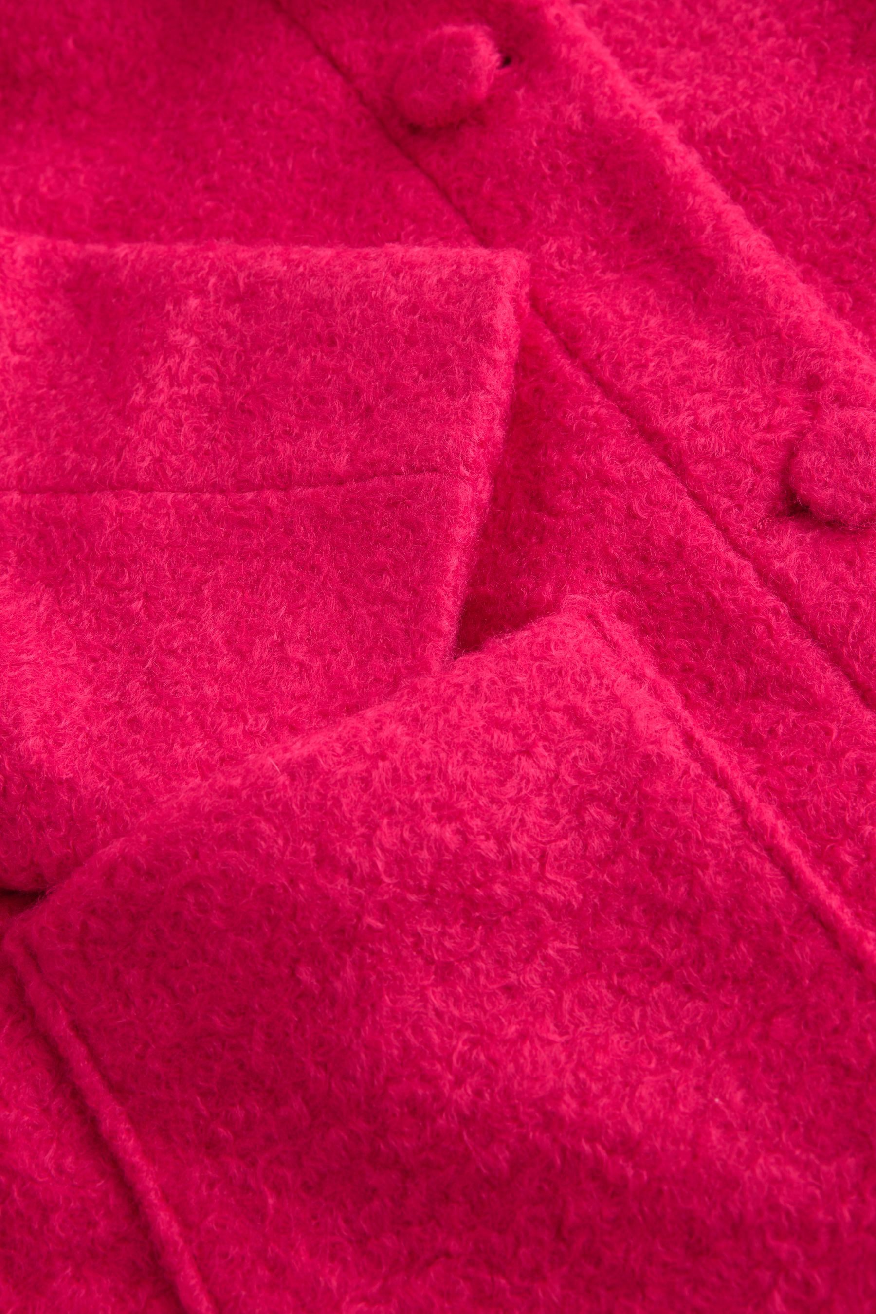 Next Kurzmantel Strickjacke mit Knöpfen und Kragen (1-tlg)