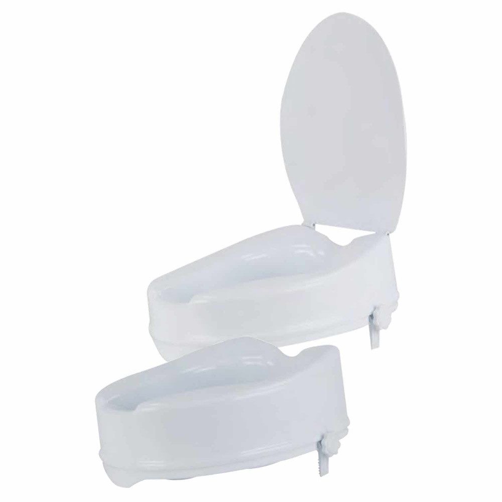 Rehaforum Medical GmbH Toilettensitzerhöhung Toilettensitzerhöhung RFM - 10 cm mit Deckel, 10 cm