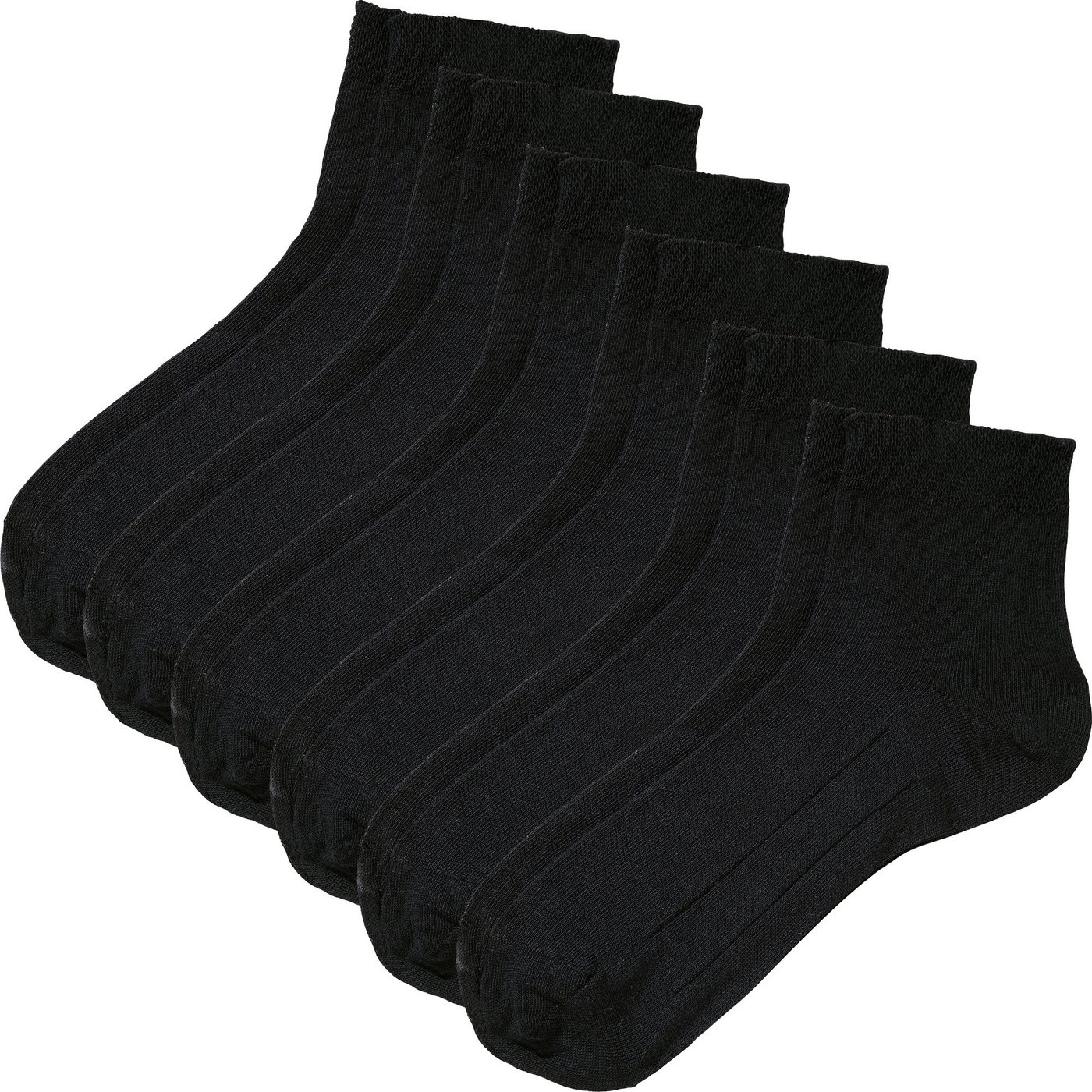Erwin Müller Kurzsocken Unisex-Kurzsocken 6 Paar Uni
