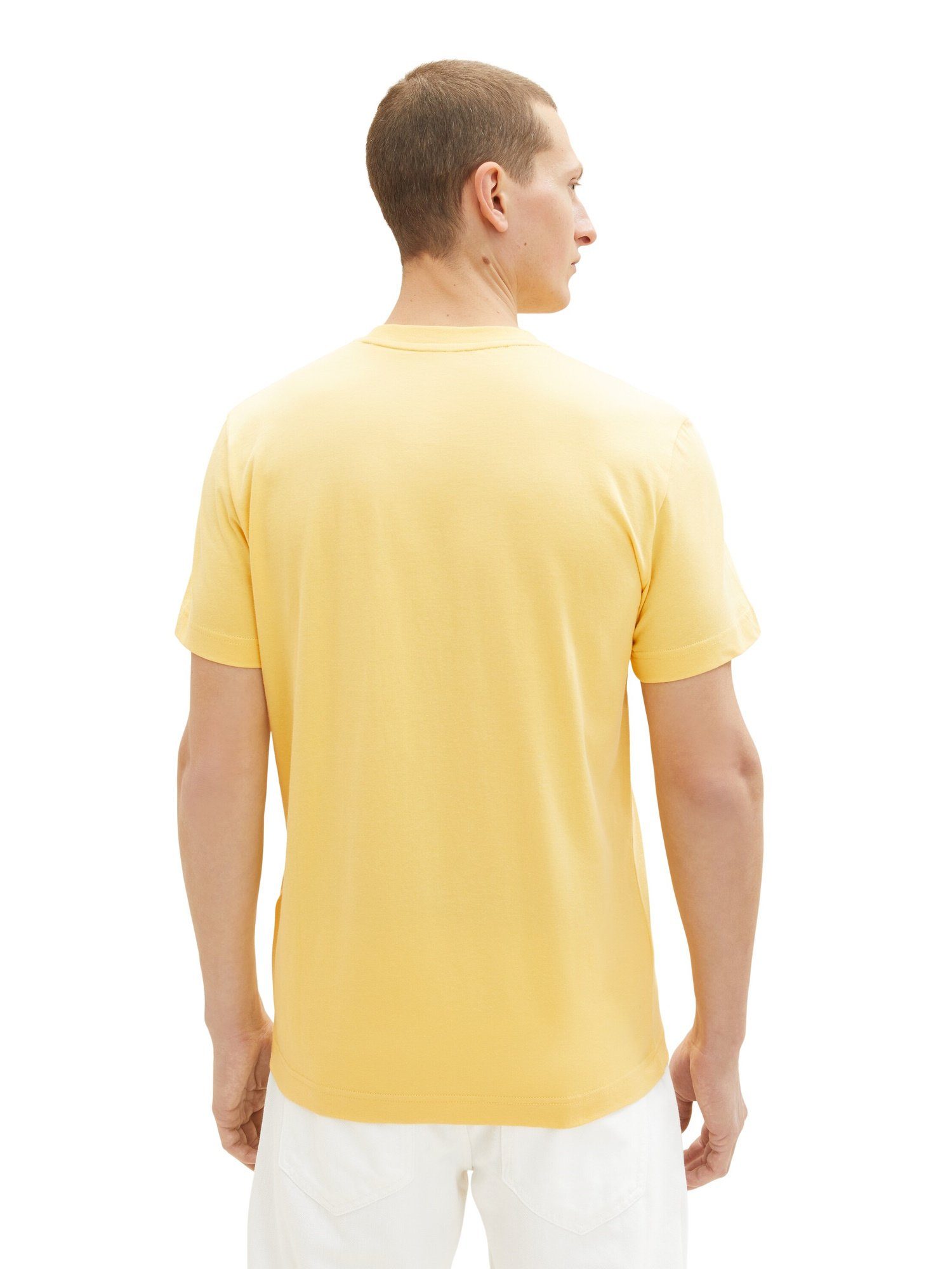 gelb Kurzarmshirt (1-tlg) TAILOR TOM T-Shirt T-Shirt