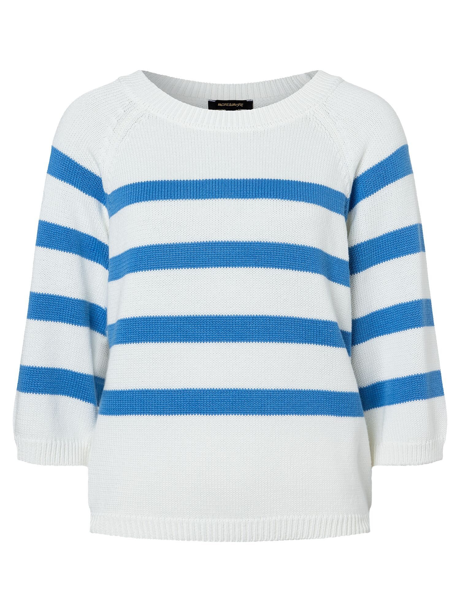 Rundhalspullover Streifenpullover