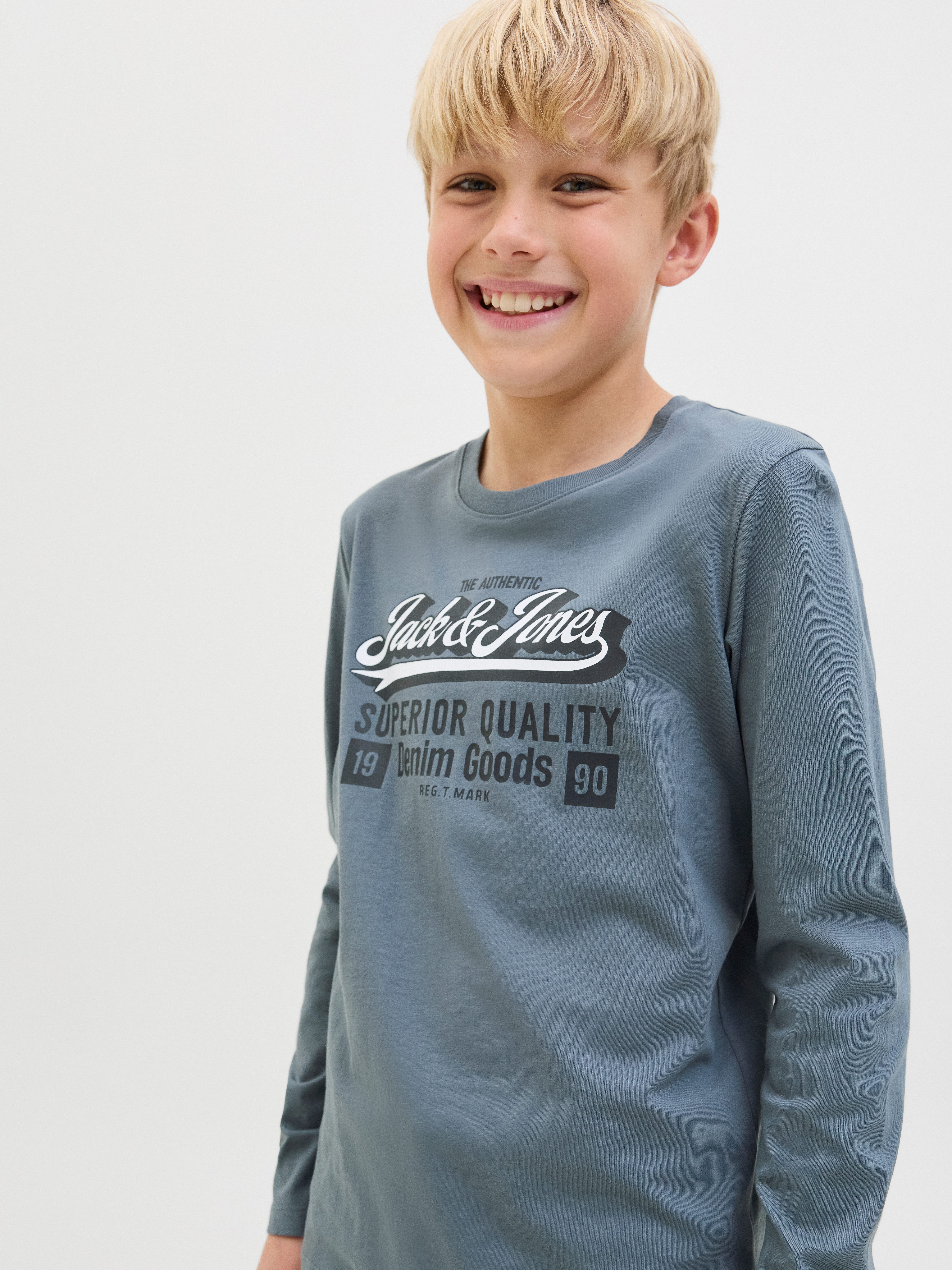 Jack & Jones Junior Langarmshirt JJELOGO günstig online kaufen