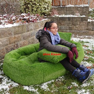 Kögler Gartenfigur AniPlants, Grasfigur, "Möbel", Gras-Nest, Gartendeko, 25 cm, Modernes Design und hochwertige Verarbeitung