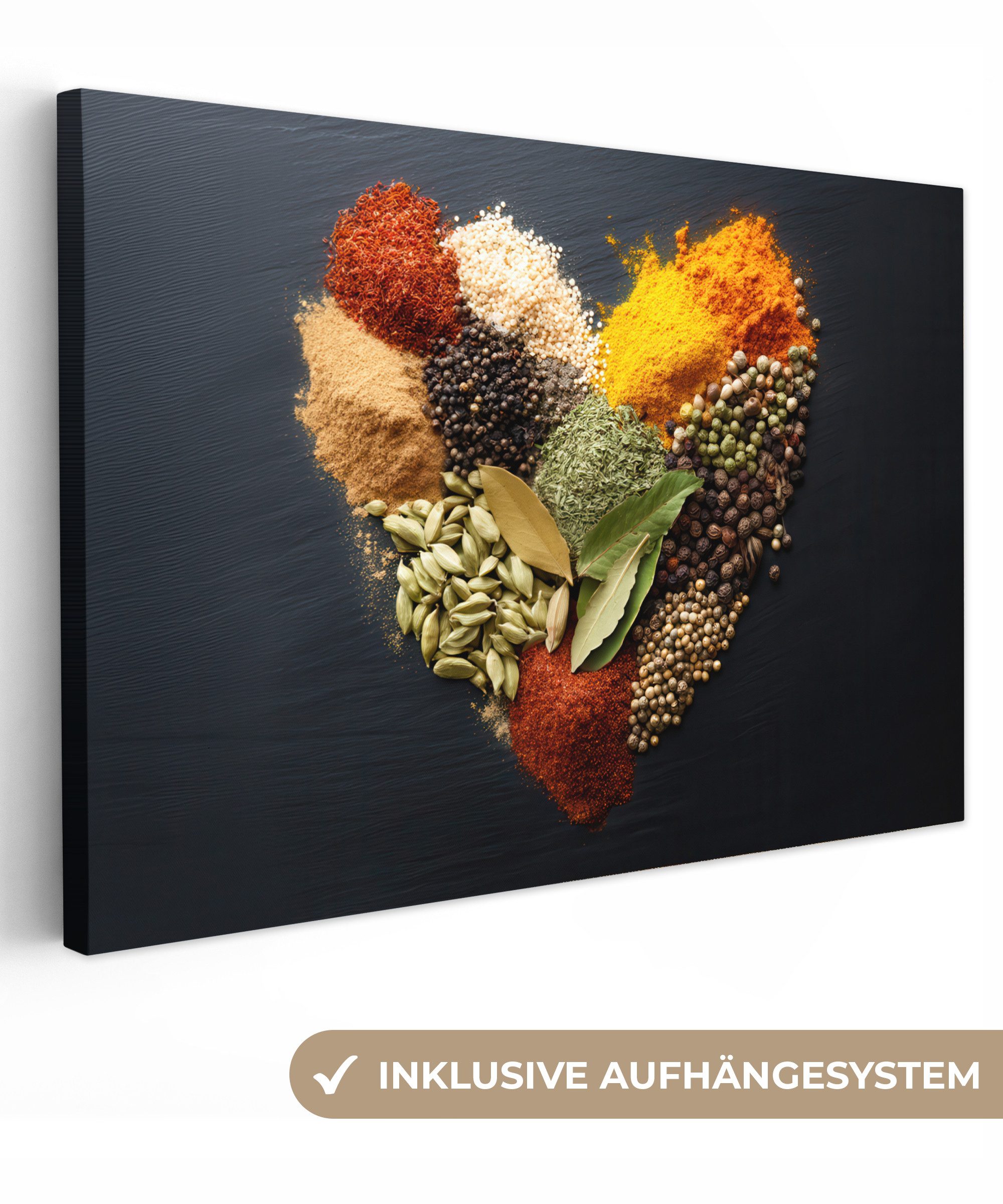 OneMillionCanvasses® Leinwandbild Gewürze - Mischung - günstig online kaufen