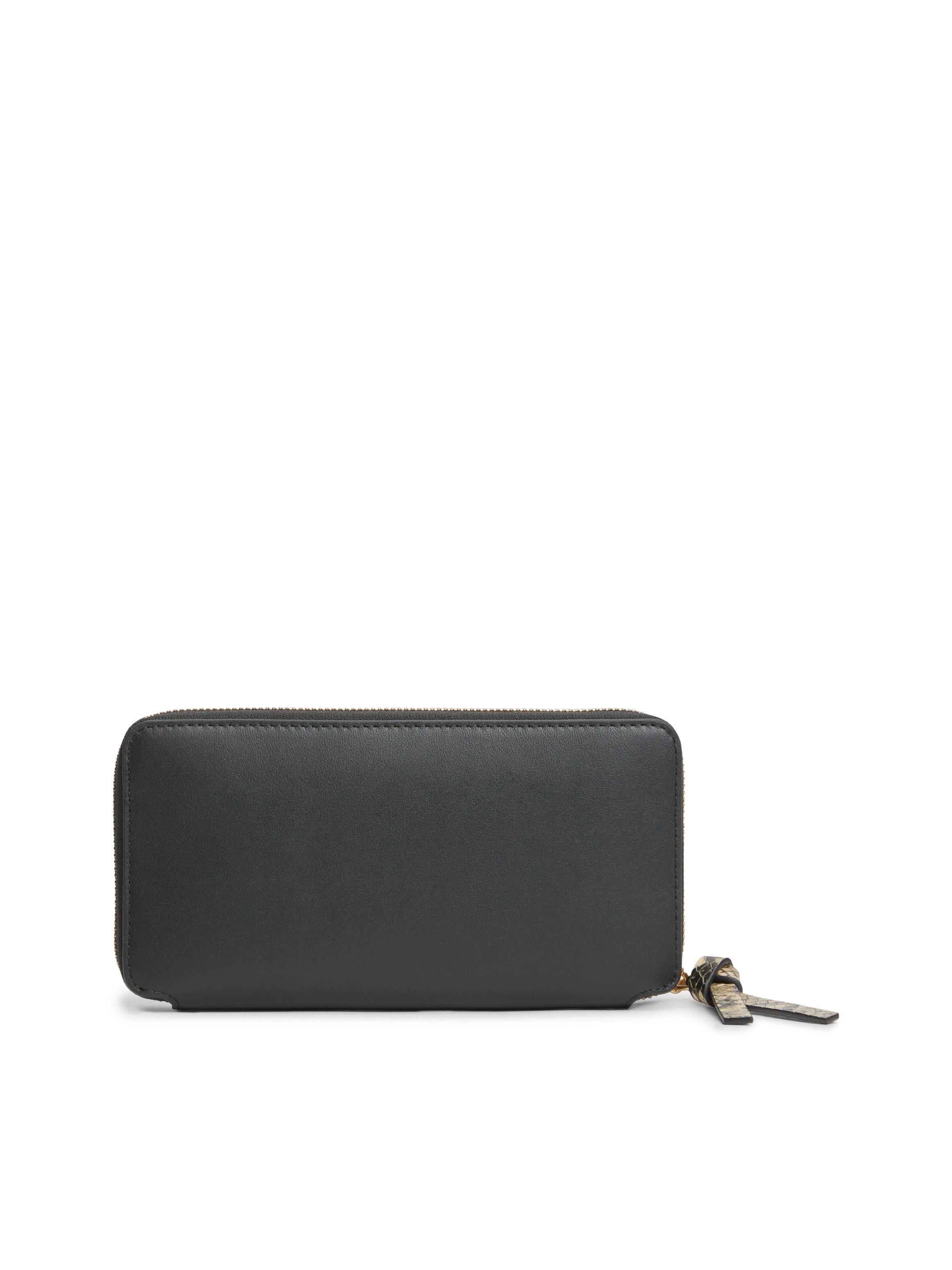 Tommy Hilfiger Geldbörse TH LEATHER LRG ZA WALLET, Damen Geldbeutel, Portemonnaie mit Detail in Reptilienoptik – Bild 2 von 4