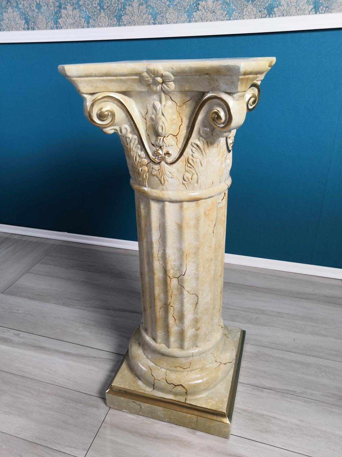 Säulen Statuen Ständer JVmoebel zu Skulptur Skulptur Säule Details Römische Marmor