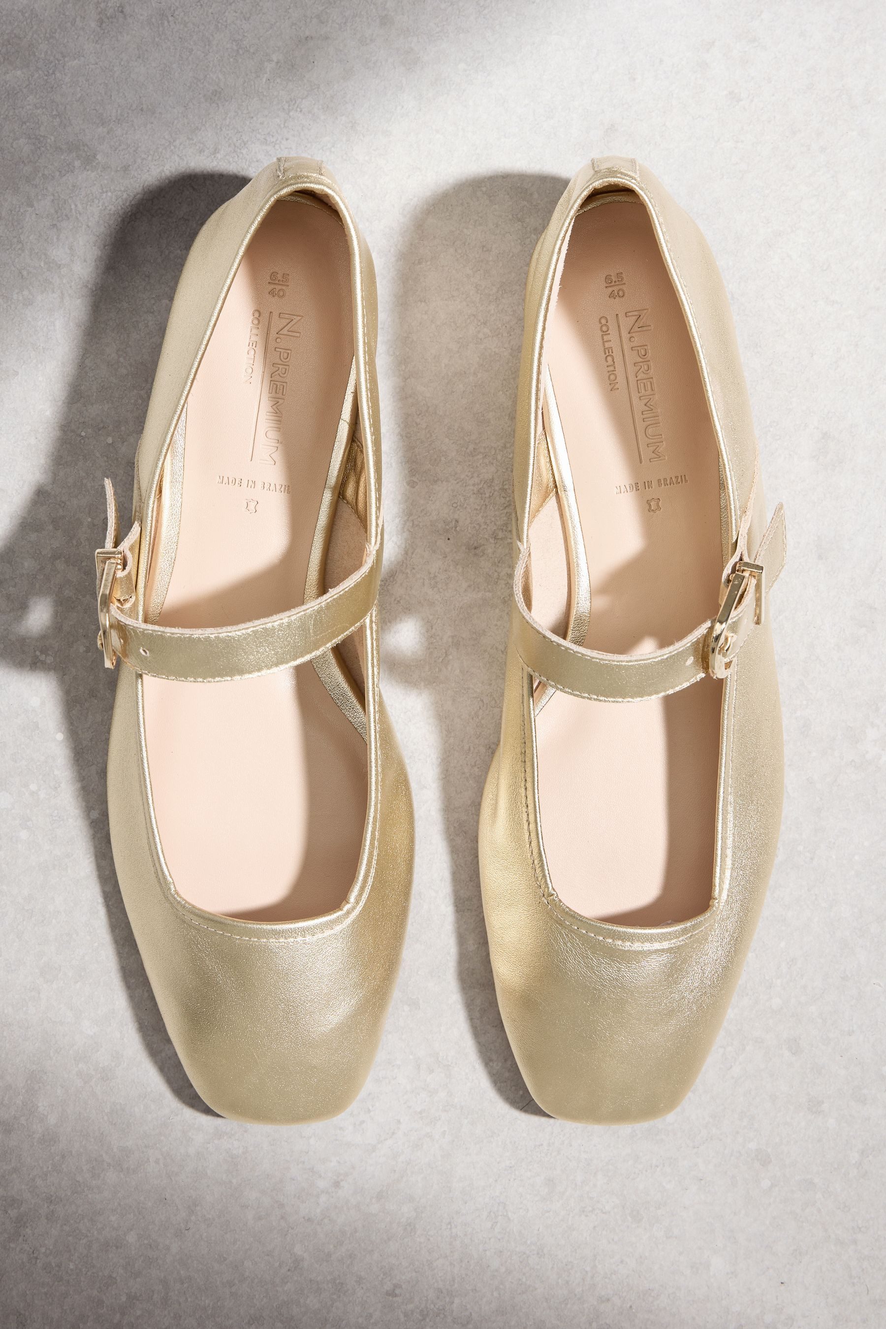 Next N. Premium Mary Jane-Schuhe aus Leder Mary-Jane-Schuhe (1-tlg)