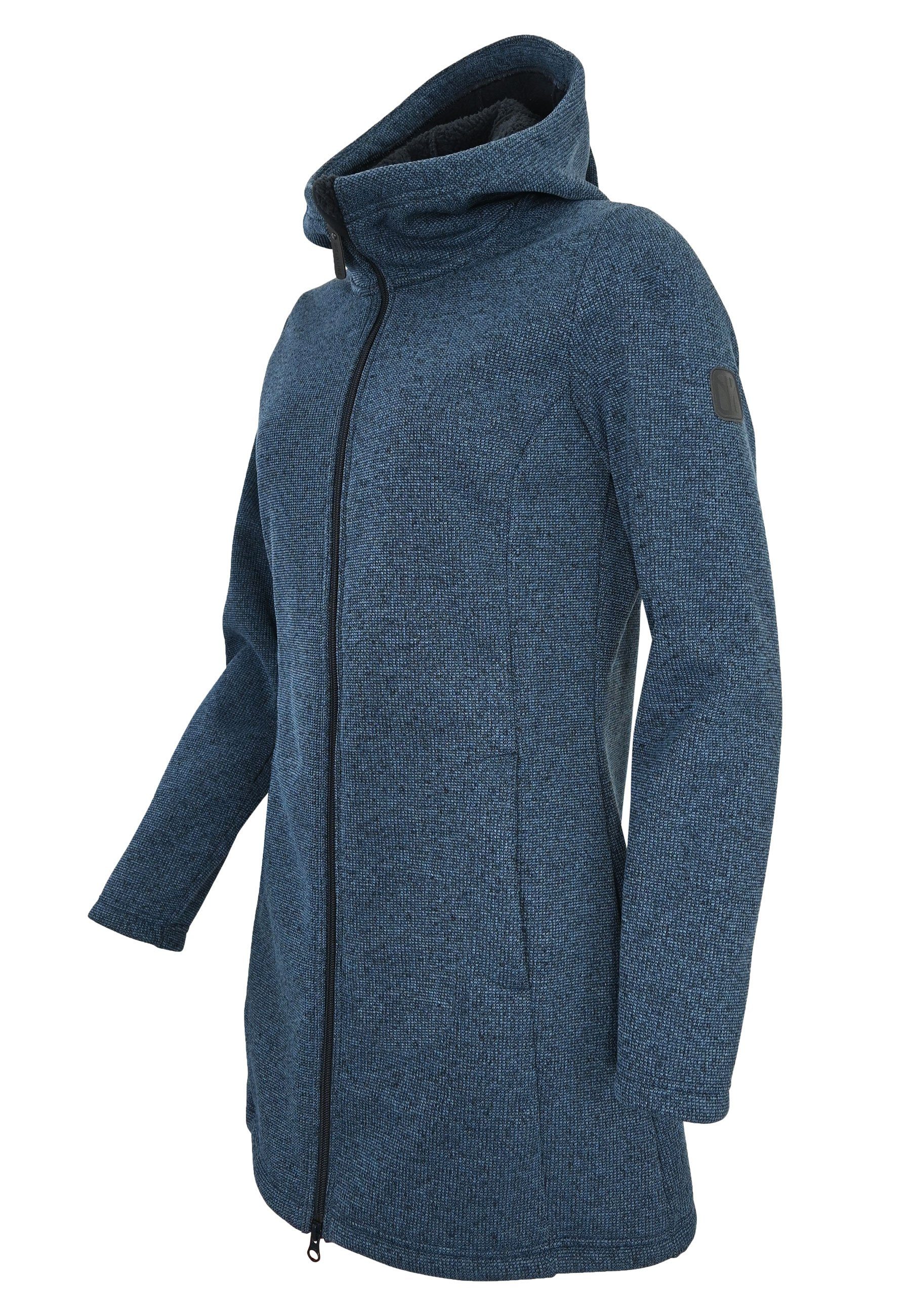 Elkline Fleecejacke Morning Dew wärmend winddicht wasserabweisend mit Kapuze