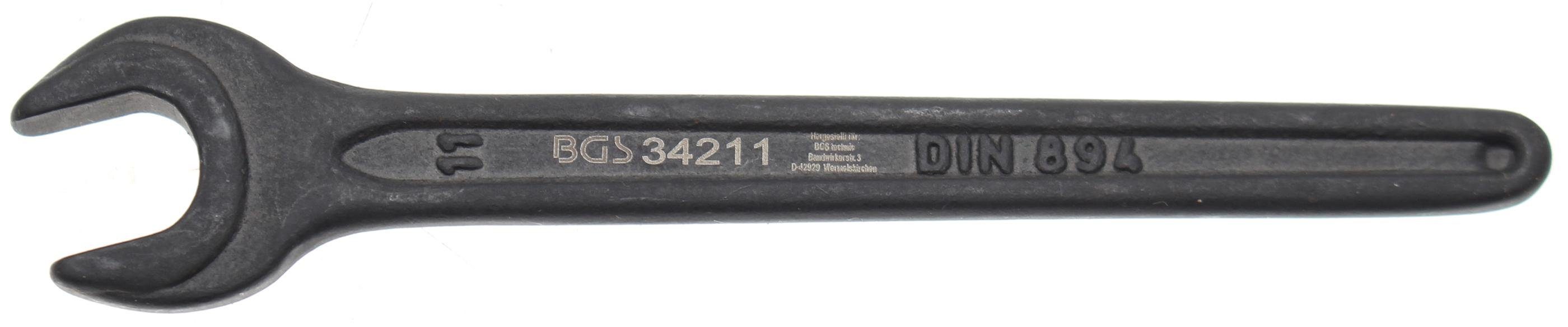 Einmaulschlüssel, technic 894, DIN 11 BGS SW mm Maulschlüssel