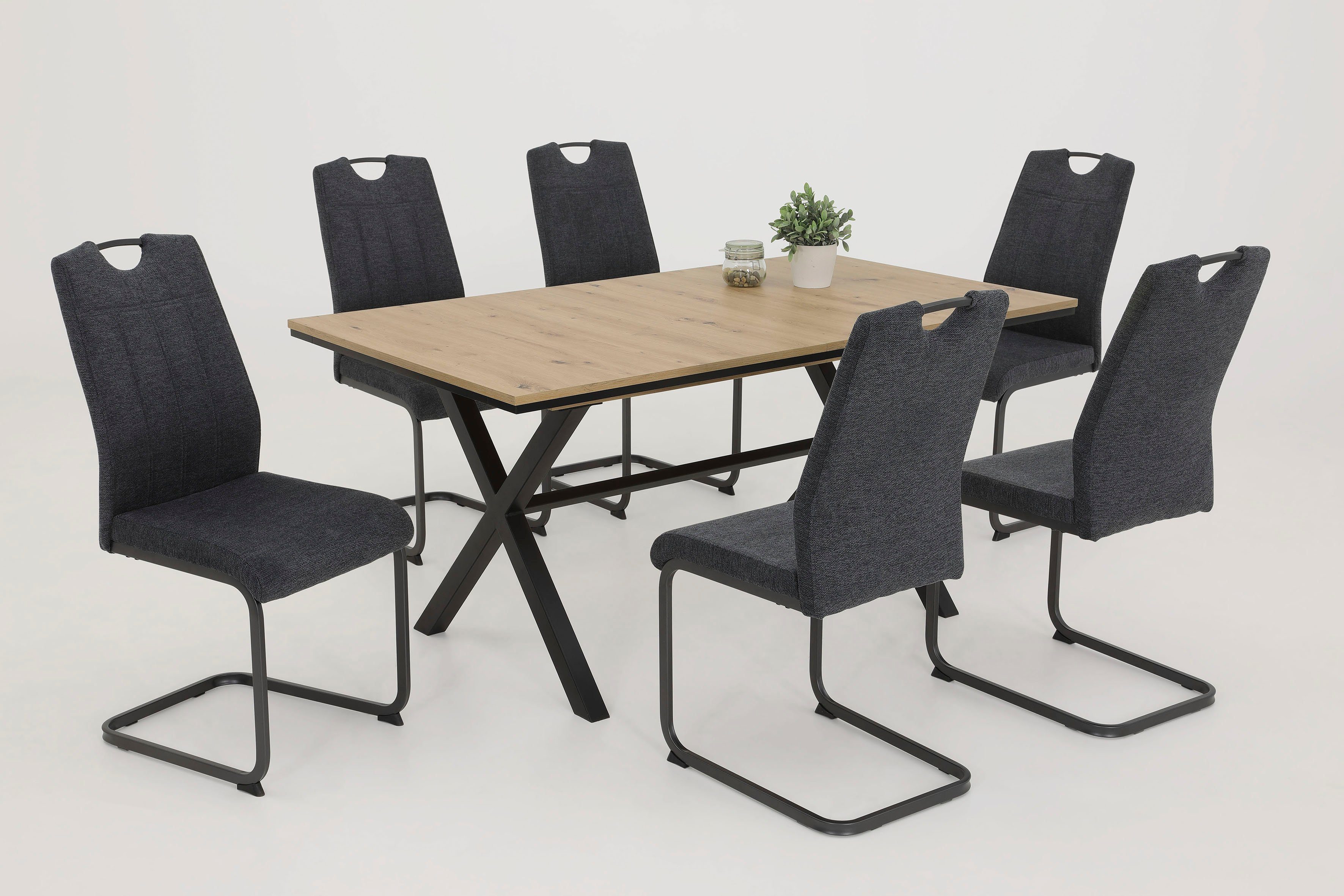 HELA Freischwinger CHRISTINA (Set, 4 St), 1, 2 oder 4 Stück, Schwingstuhl