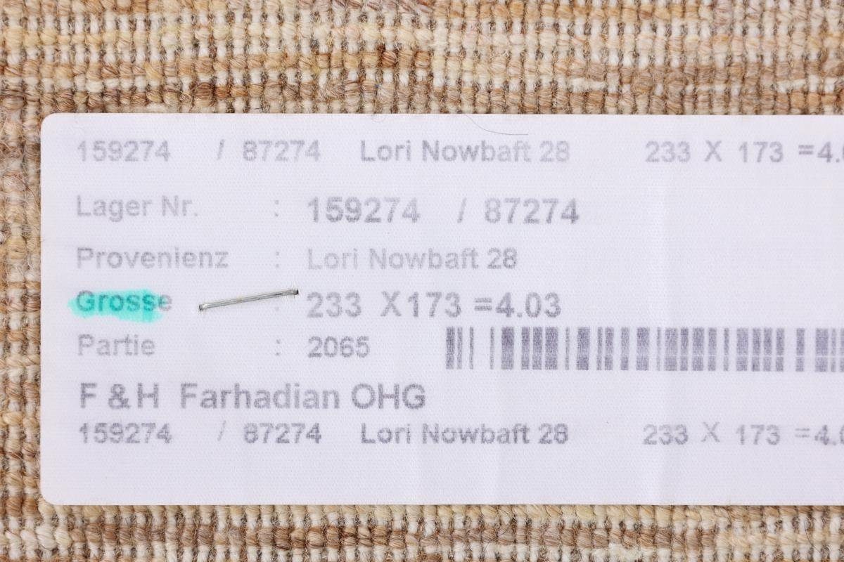 12 Nowbaft Orientteppich Perser mm Loribaft Trading, Gabbeh Nain Höhe: rechteckig, Handgeknüpfter 174x232 Moderner,