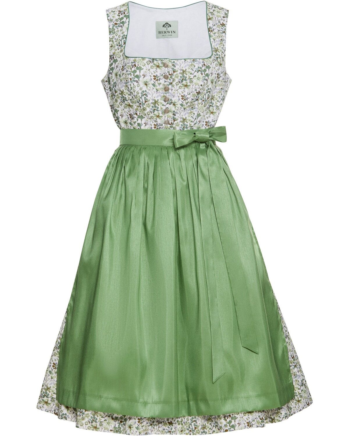 Berwin Dirndl Midi-Dirndl mit Blumenmuster günstig online kaufen