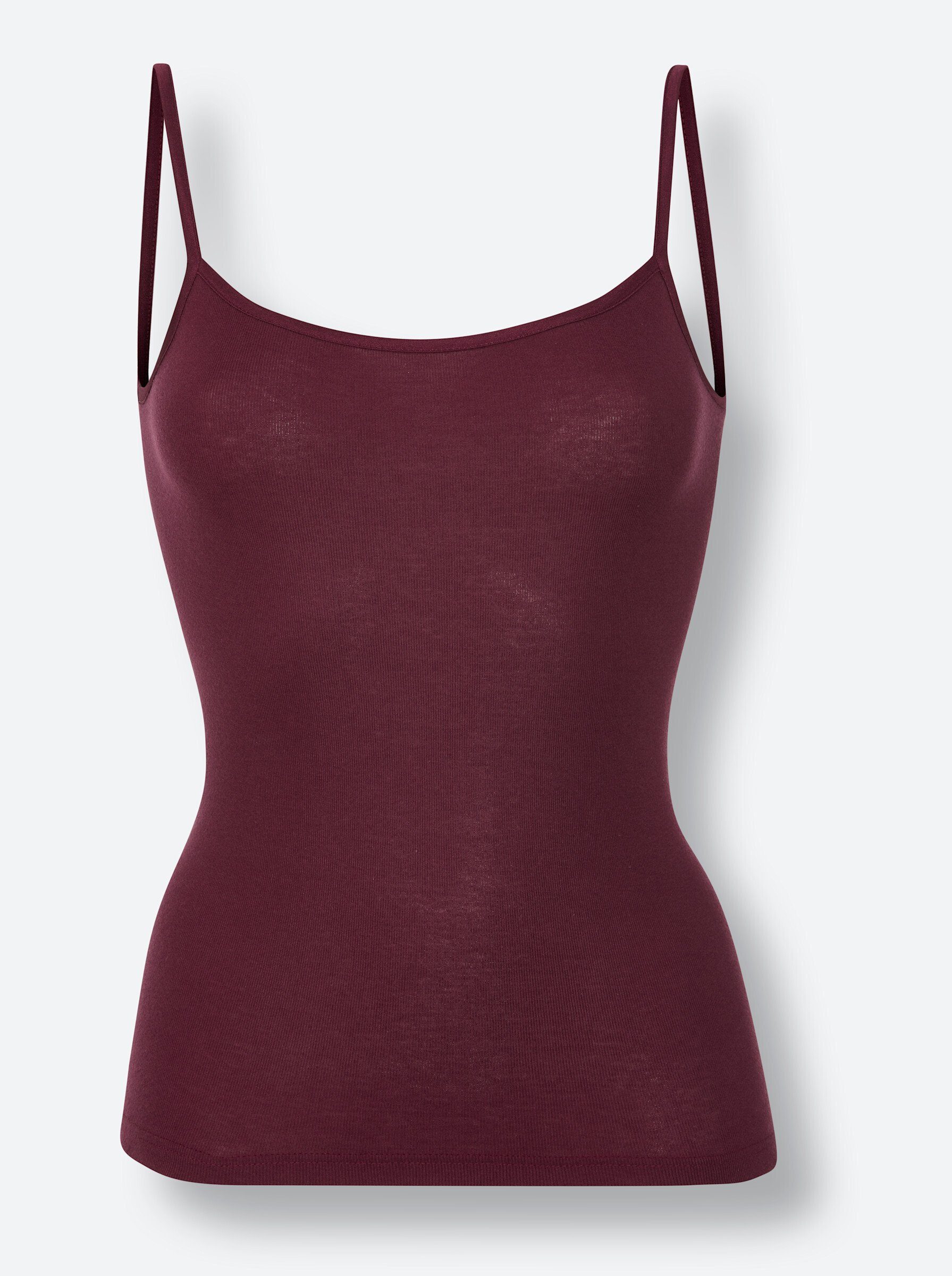 Nina Von C. Achselhemd Trägertop Ärmellos (2-St) Ohne Bügel