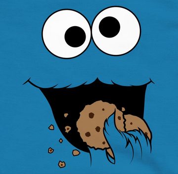 Shirtracer Hoodie »Keks-Monster - Karnevalskostüme Kinder - Kinder Premium Kapuzenpullover« krümelmonster klamotten - keks-monster hoodie kinder - hoodys kekse