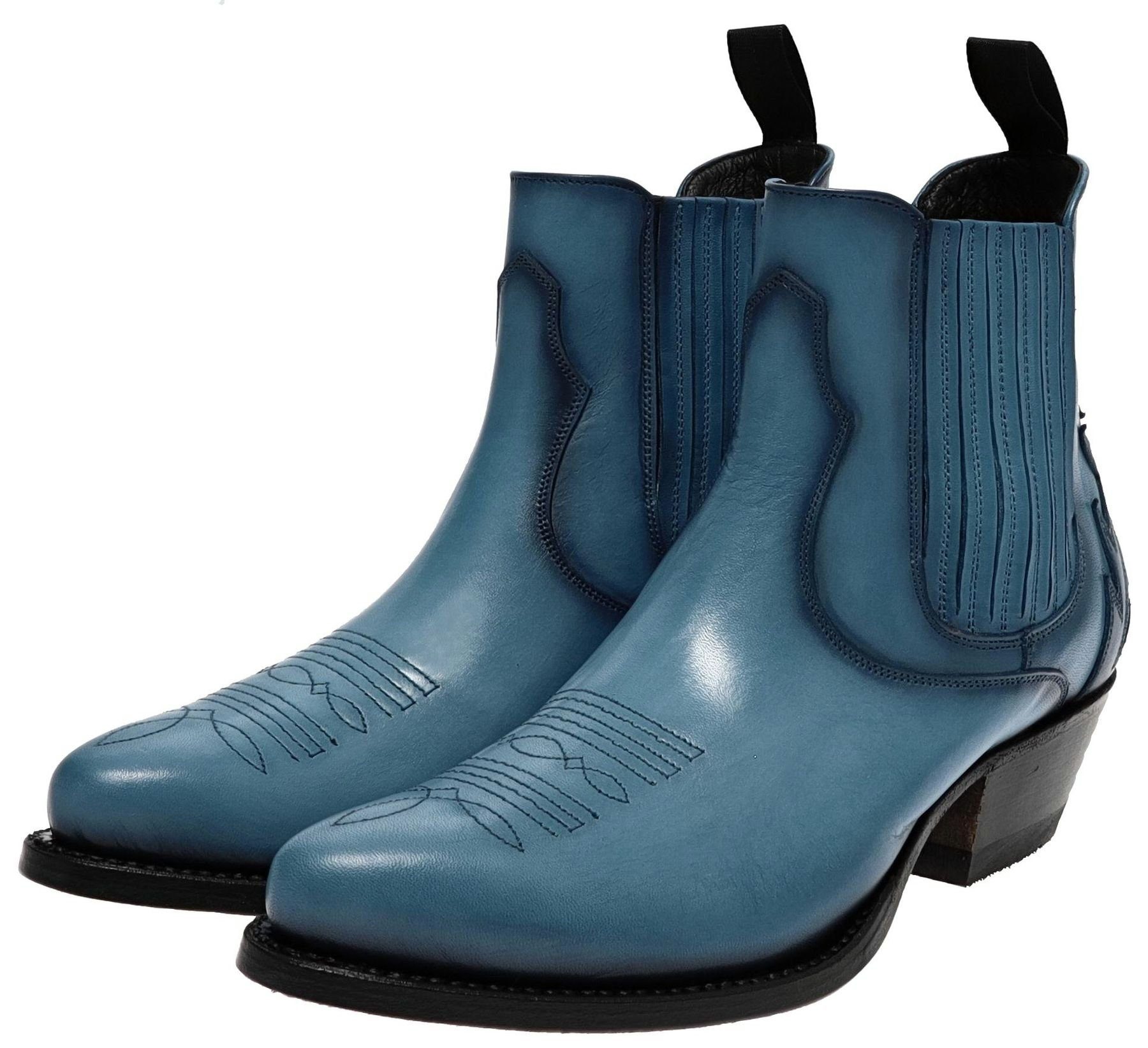 Mayura Boots 2487 Marilyn Azul Damen Westernstiefelett Blau Stiefelette