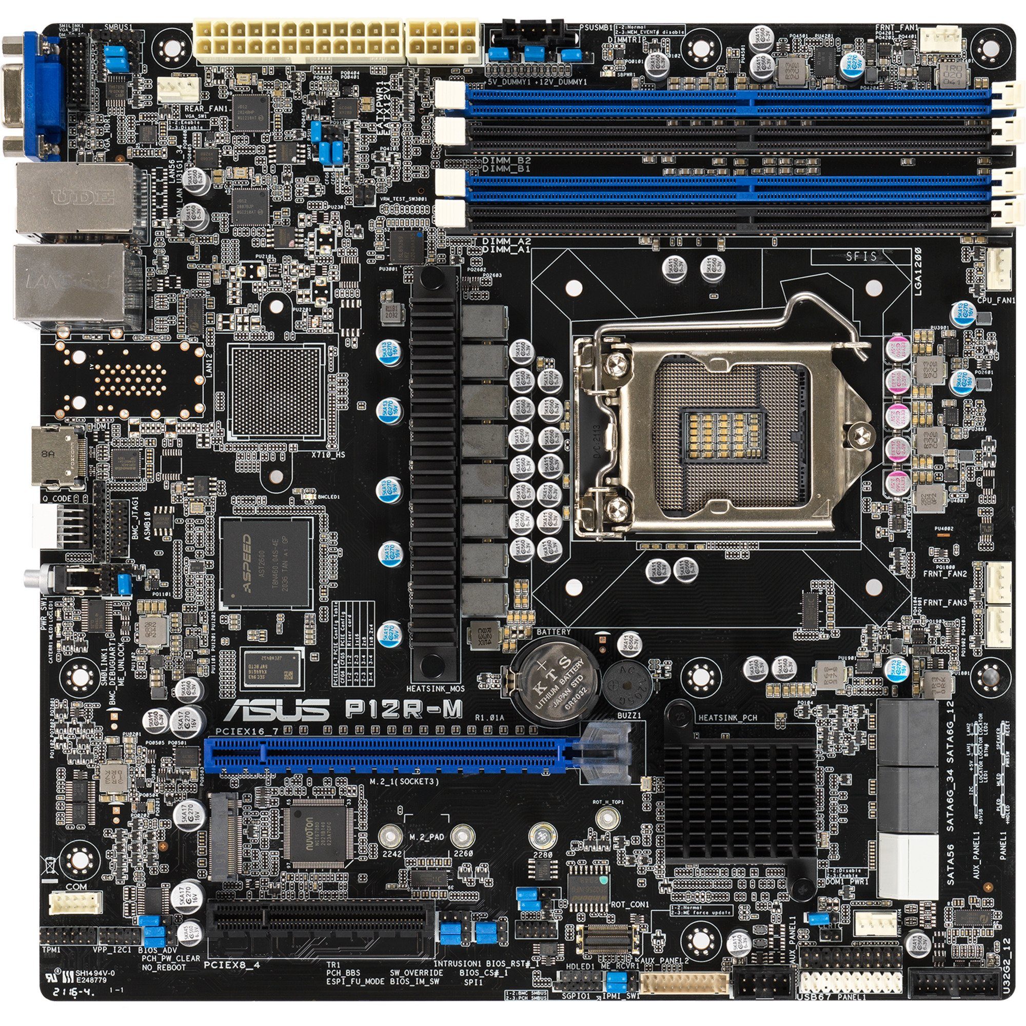 Asus P12R-M/10G-2T/ASMB10 Mainboard AURA Sync