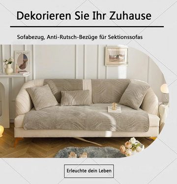 Sofaschoner rutschfest Schlichtes, modernes Sofabezugs, Sofa überwurfdecke Coonoor, Sofaschoner für sitzfläche couch, Geeignet für alle Jahreszeiten