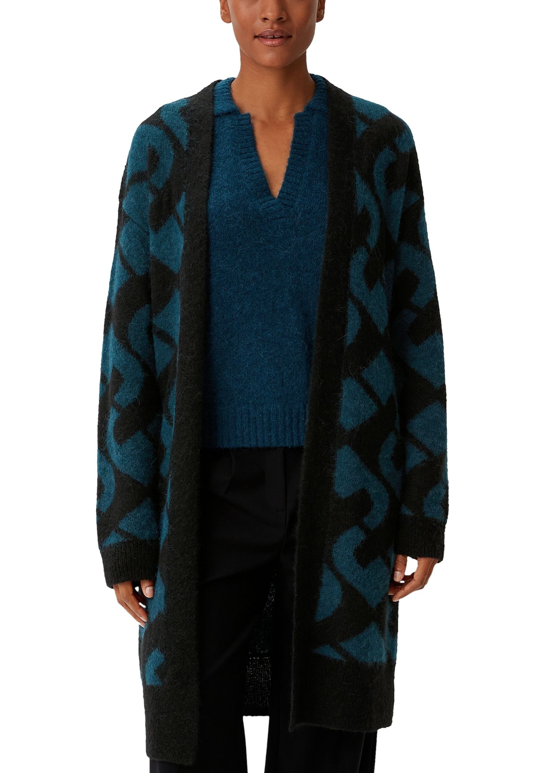 comma Strickpullover Strickjacke