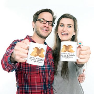 Mr. & Mrs. Panda Kinderbecher Igel händchenhaltend - Weiß - Geschenk, Hochzeit, Heiratsantrag, Heir, Kunststoff, Mikrowellenbeständig